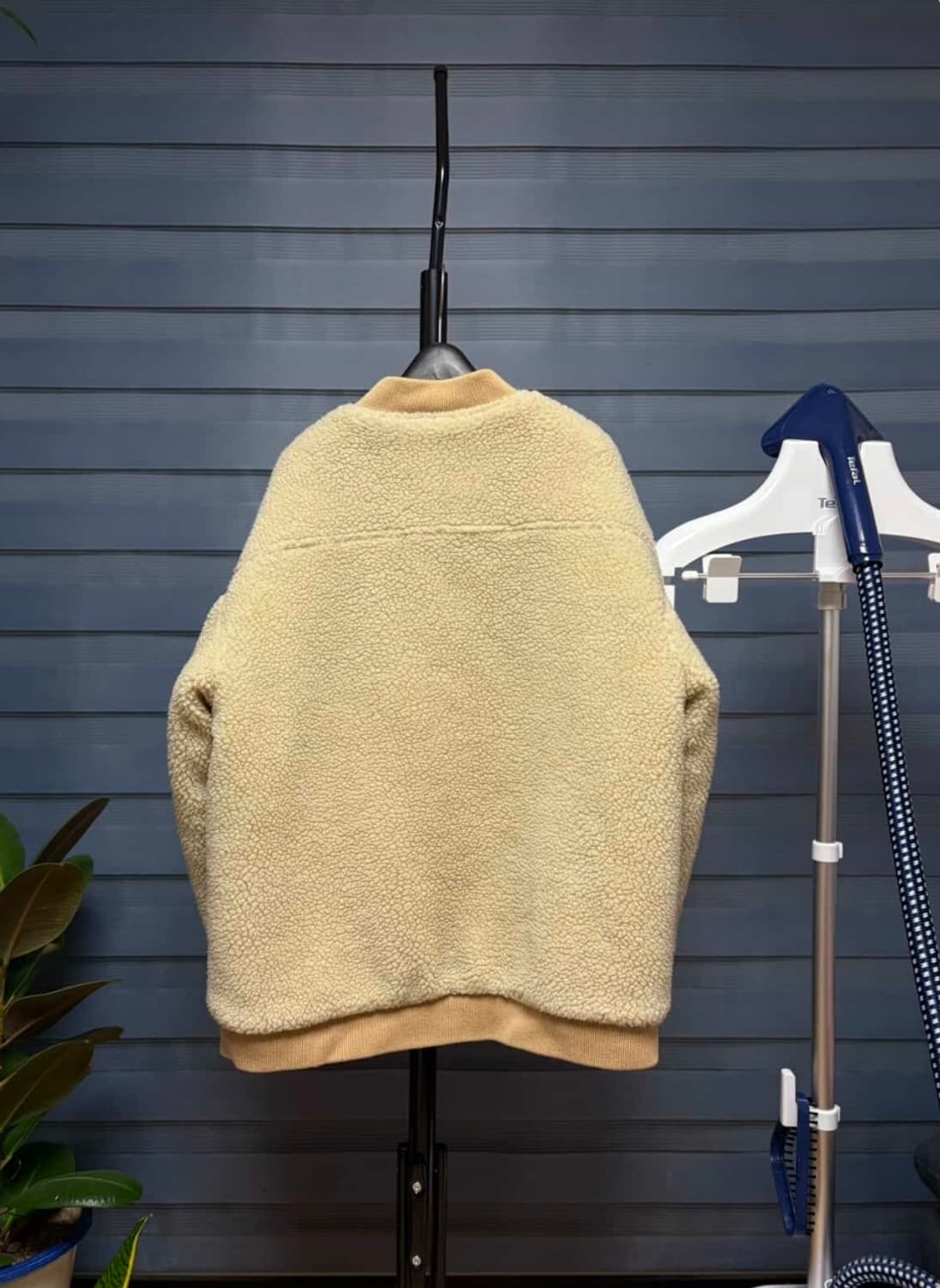 커버낫 뽀글이 자켓 아이보리 남여공용L 상품이미지2