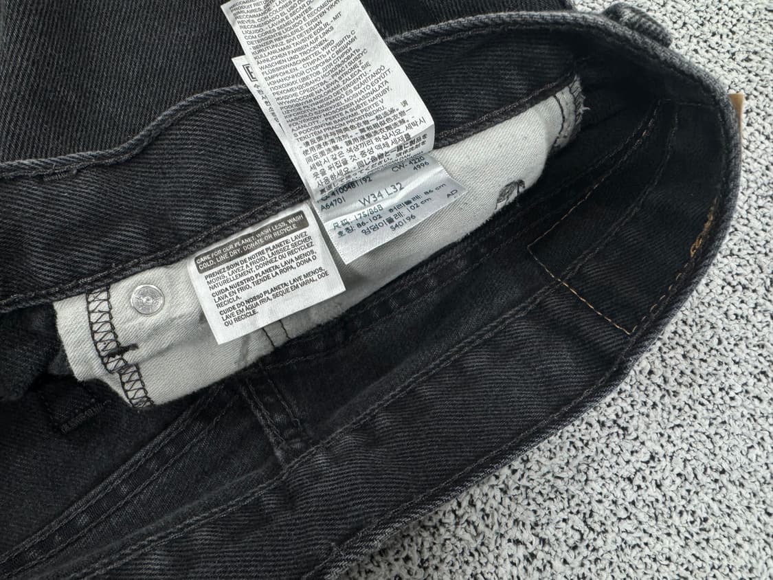 리바이스 505 흑청데님 상품이미지6