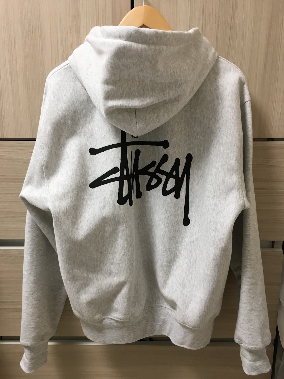 스투시 베이직 후드집업 에쉬헤더 S 상품이미지3