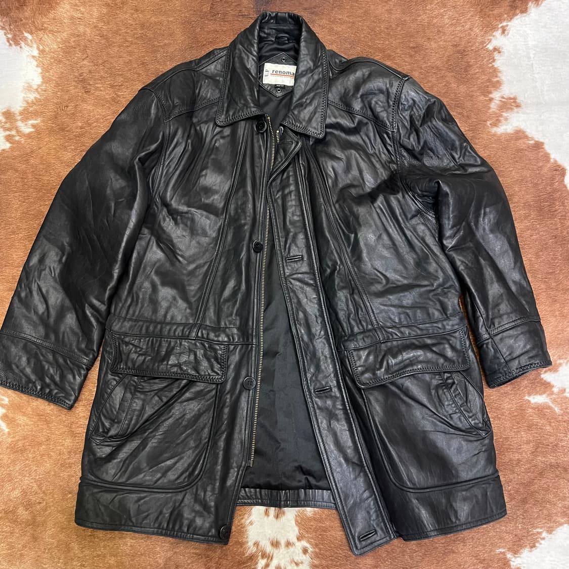 빈티지 레더 카코트 상품이미지1