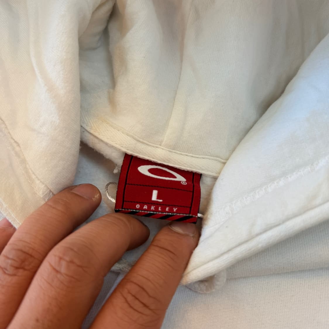 90S 오클리 써클로고 암로고 L XL 후드티 MADE IN CANADA 상품이미지5