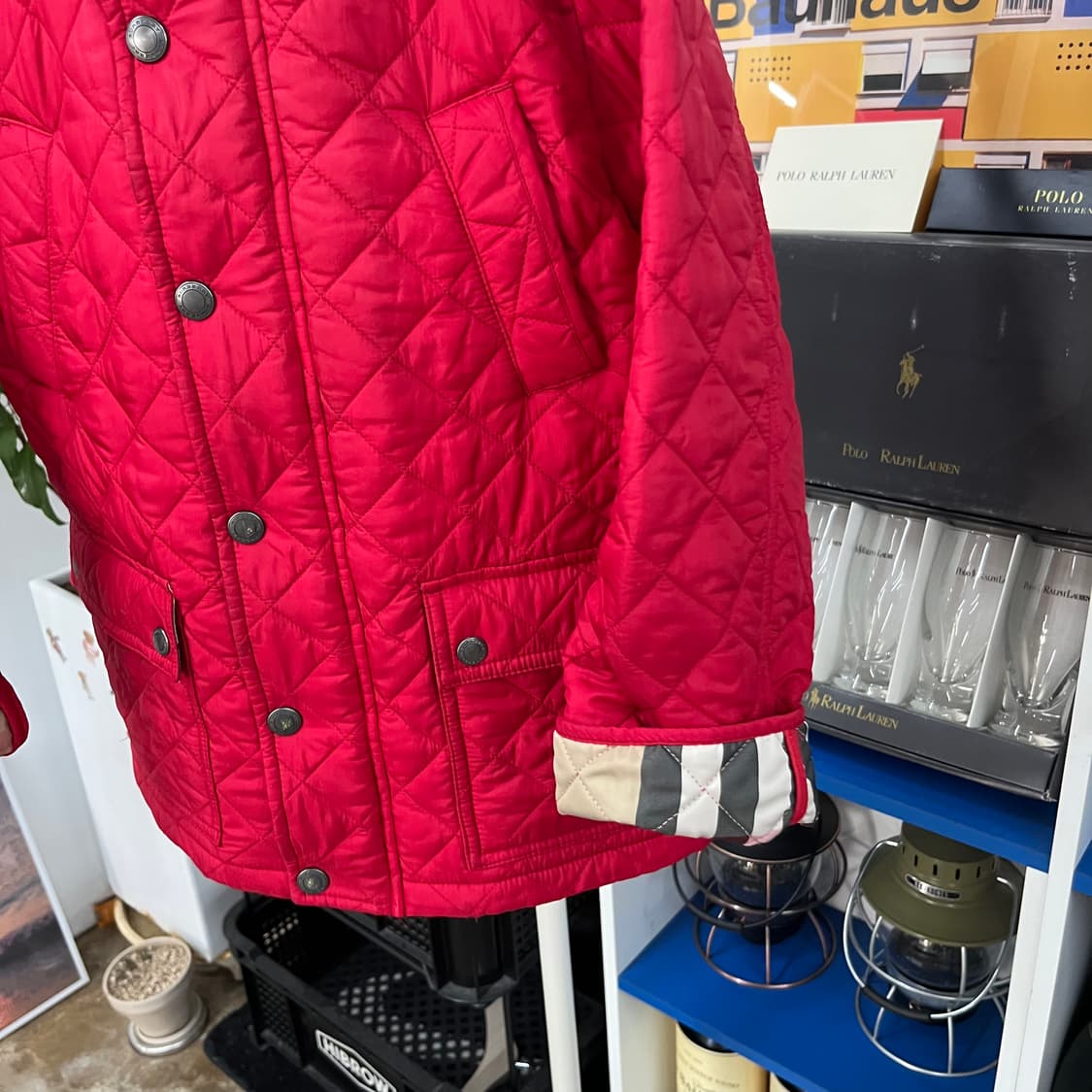 버버리 키즈 후드 퀼팅 점퍼 8y 상품이미지4