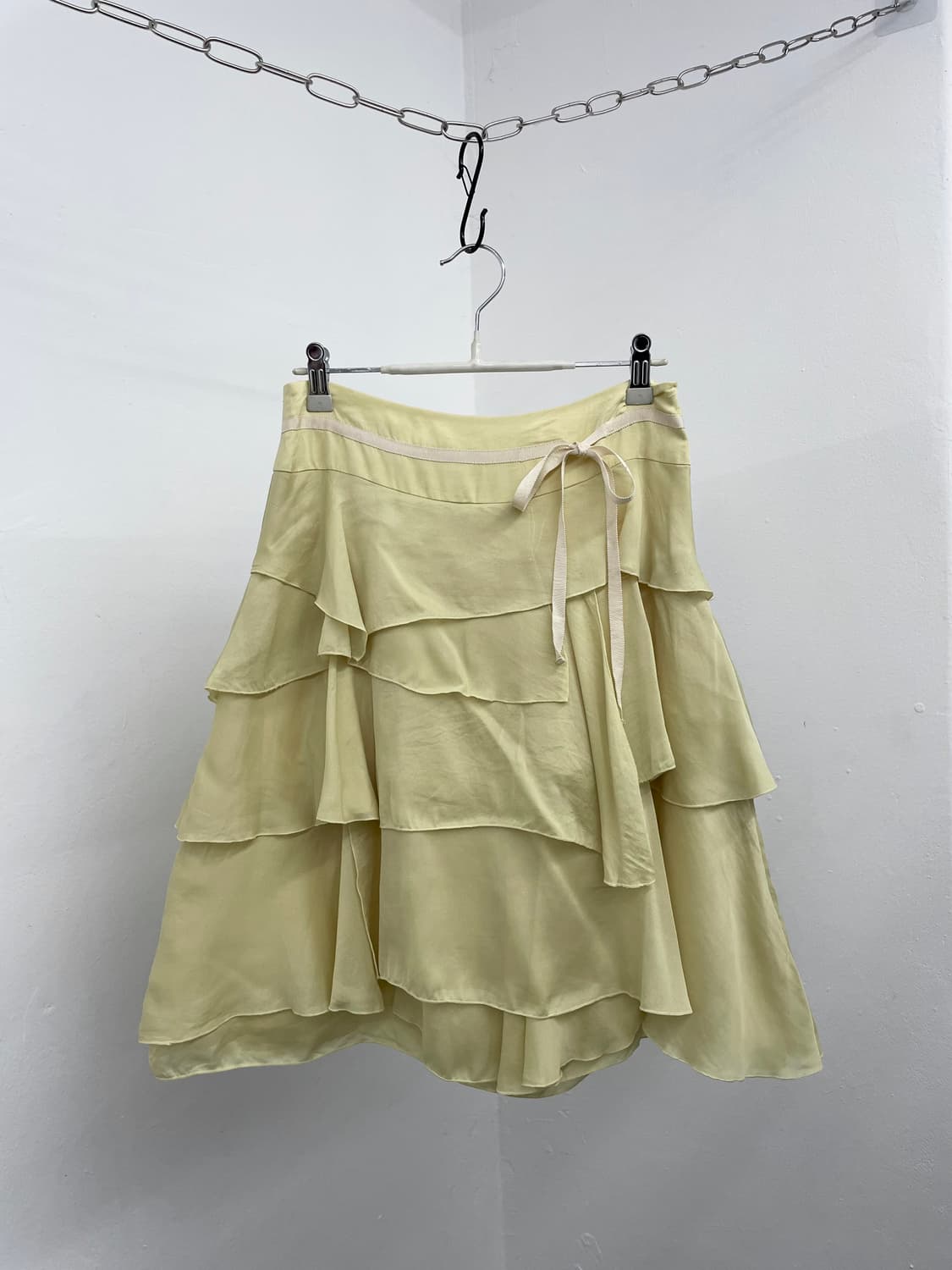 레몬 시어 프릴 캉캉 스커트🍋 상품이미지2