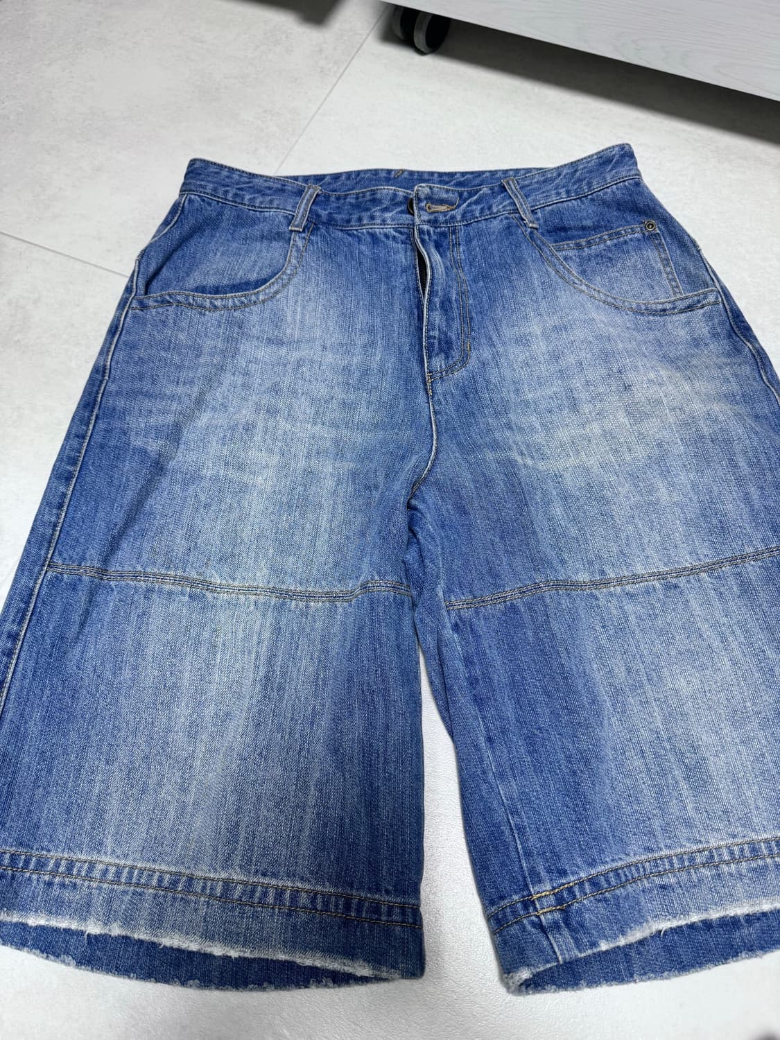 (중고/L) ETCE DENIM BERMUDA SHORTS (blue) 상품이미지4