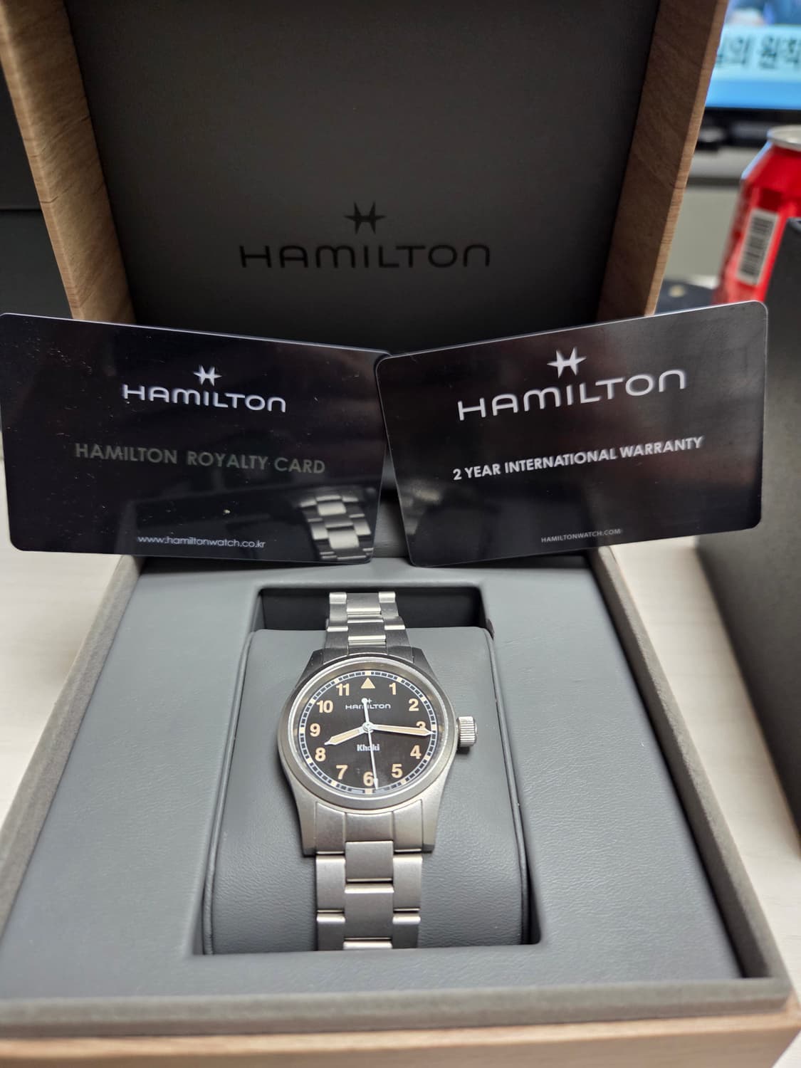 해밀턴 카키 필드 33mm 쿼츠 상품이미지1