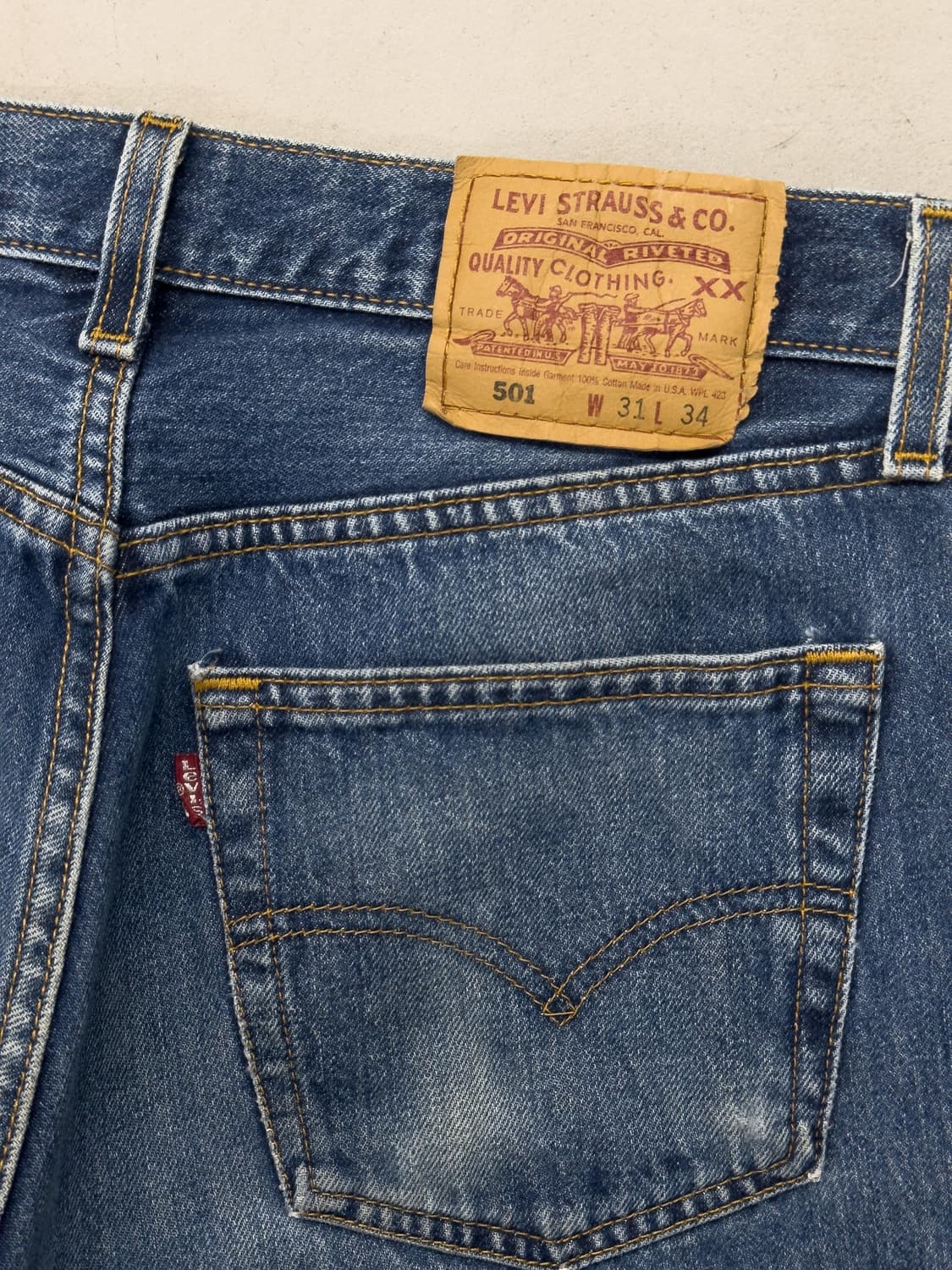 리바이스 USA 501 데님 팬츠 상품이미지5