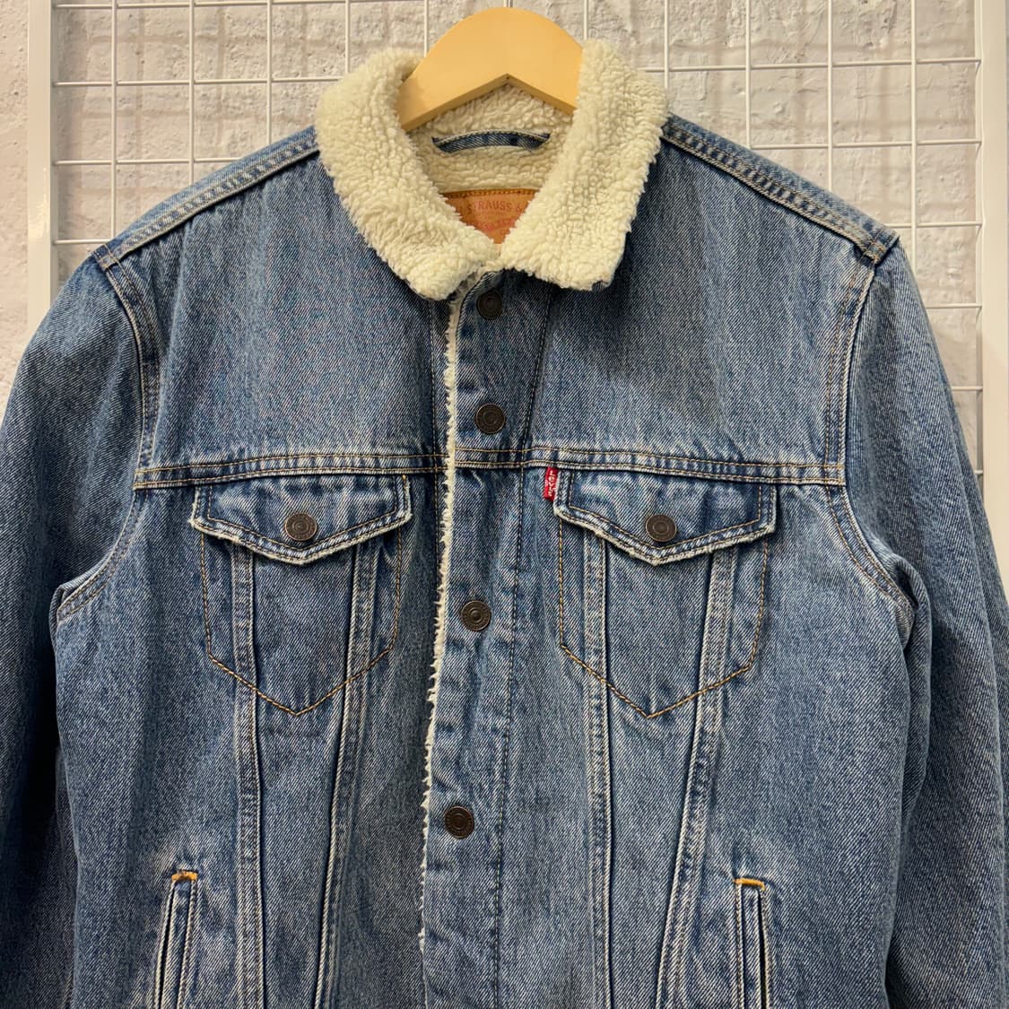 리바이스 쉐르파 데님 자켓 M 상품이미지3