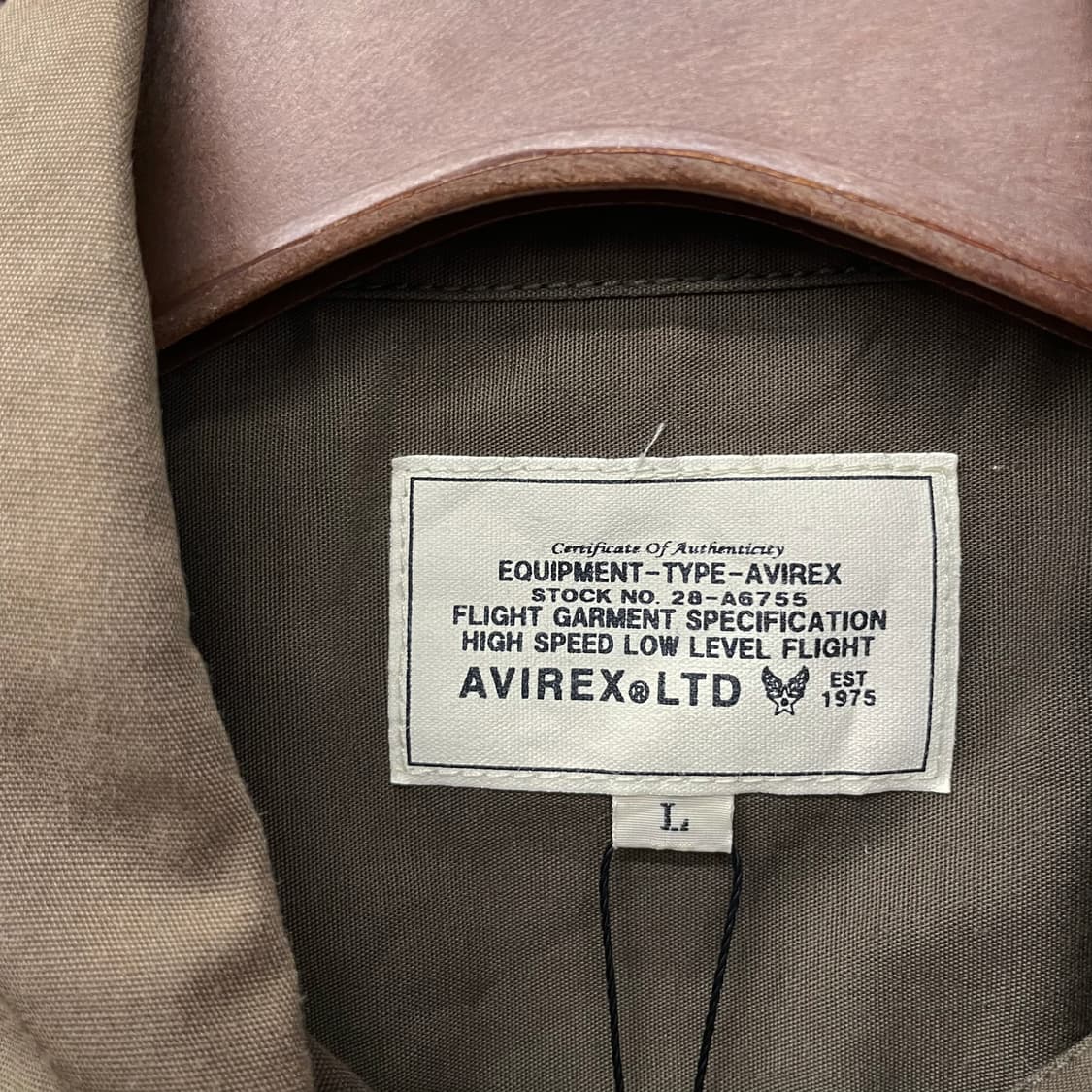 90s 아비렉스 U.S 에어포스 플라이트 셔츠 상품이미지7