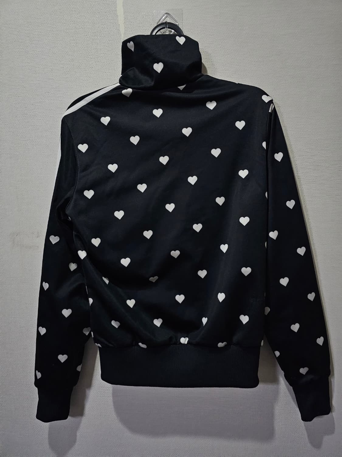 아디다스 여자 하트 도트 하트 땡땡이 트랙탑 져지집업 90 / S 상품이미지4