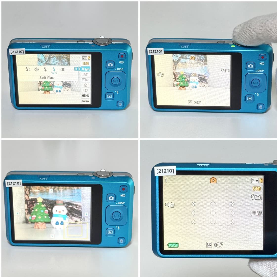 카시오 엑슬림 Z800 베이비블루 빈티지디카 상품이미지4