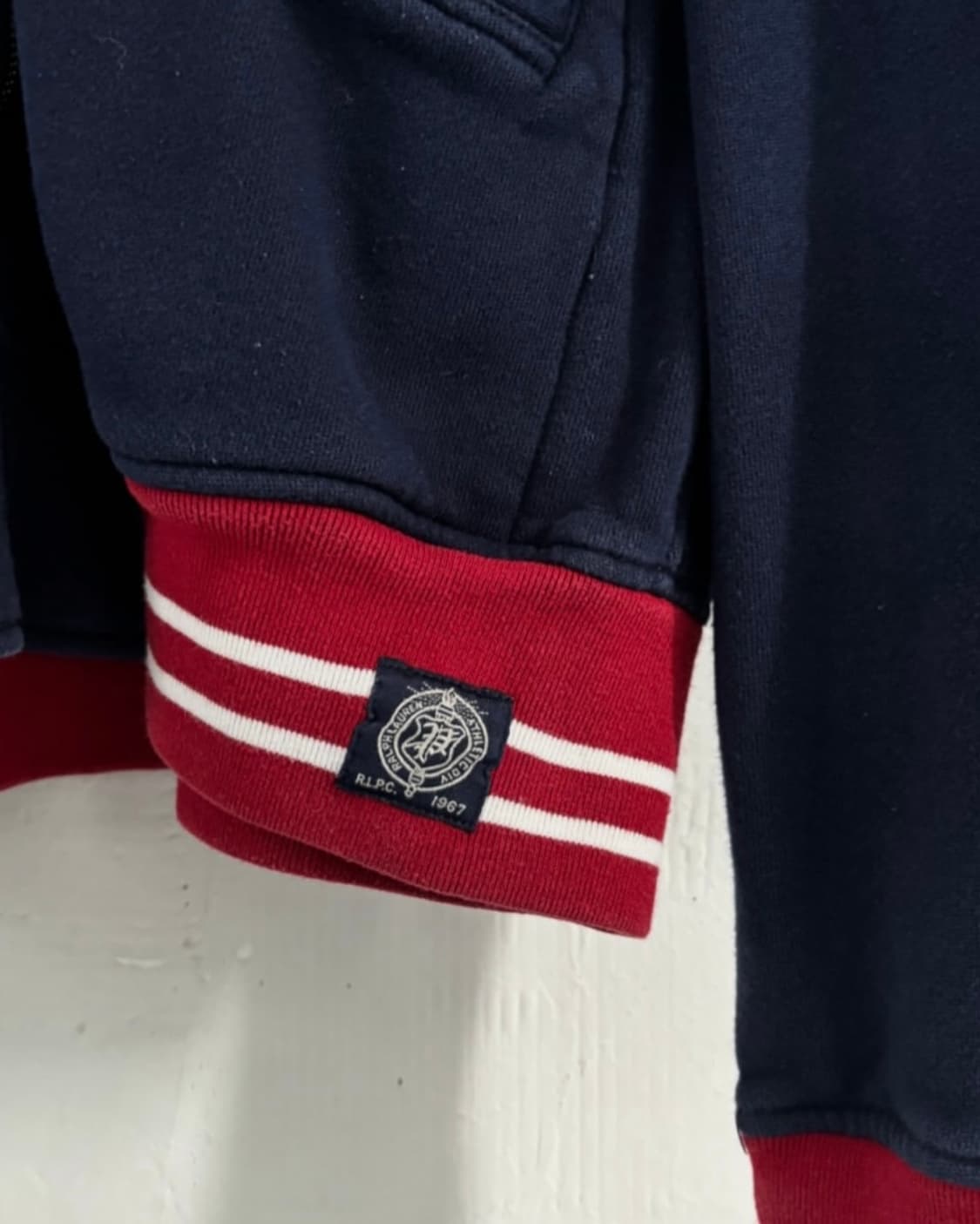 Polo 폴로 랄프로렌 신형 네이비 아치로고 풀집업 상품이미지5