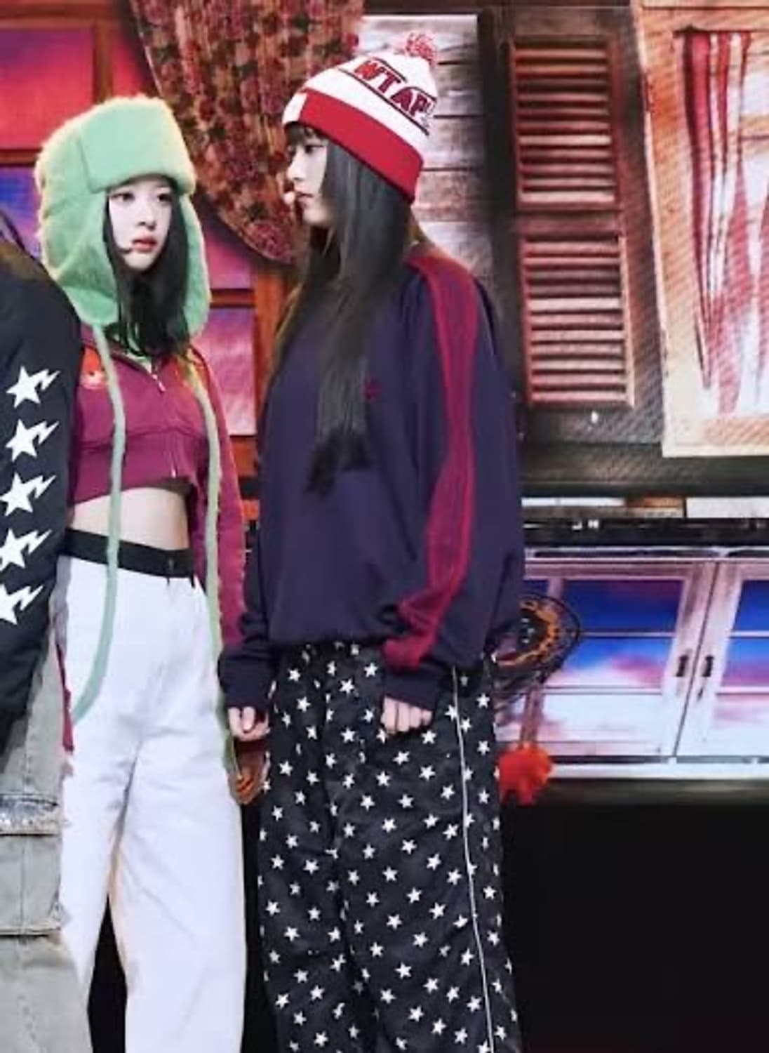 (뉴진스 해린 착용) 니들스 트랙 크루넥 맨투맨 다크 퍼플 L 상품이미지1