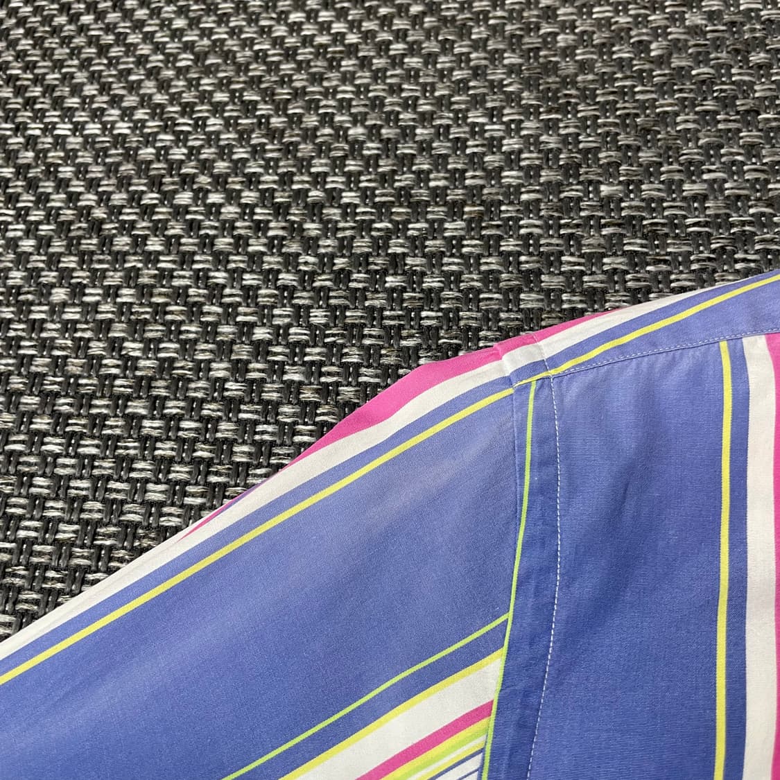 폴로랄프로렌 화이트포니 블루 핑크 스트라이프 긴팔 셔츠 슬림핏 6 상품이미지6