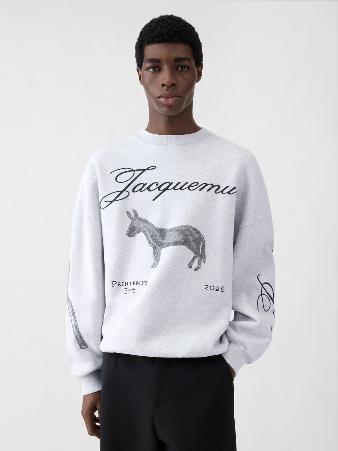 [L,XL,XXL]자크뮈스 26ss Âne 맨투맨 상품이미지2