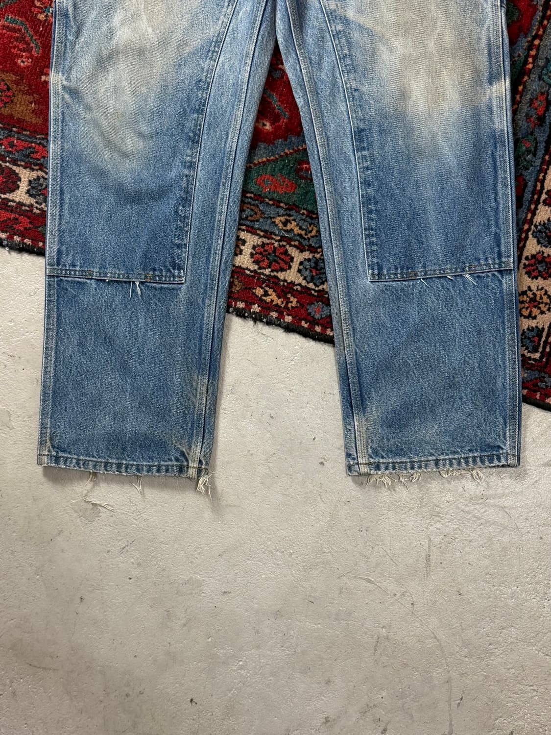 00's OG 칼하트 B07 더블니 팬츠 칼하트 데님 더블니 미친페이딩 상품이미지7