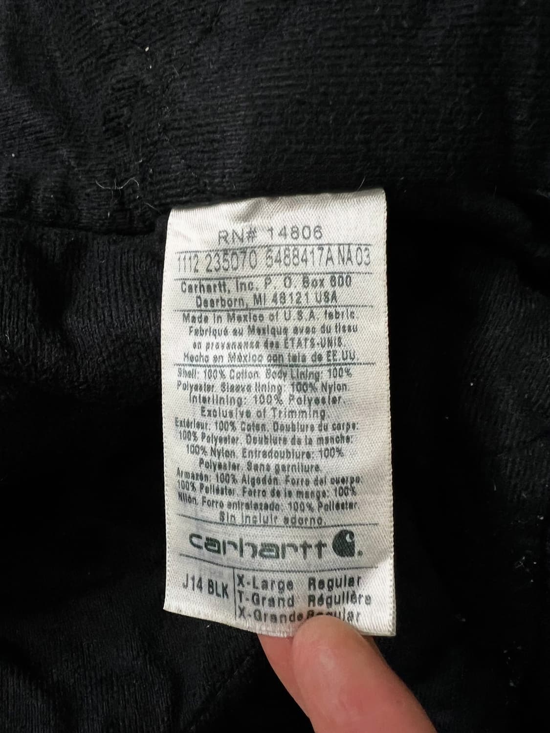 칼하트 J14 산타페 자켓 상품이미지6