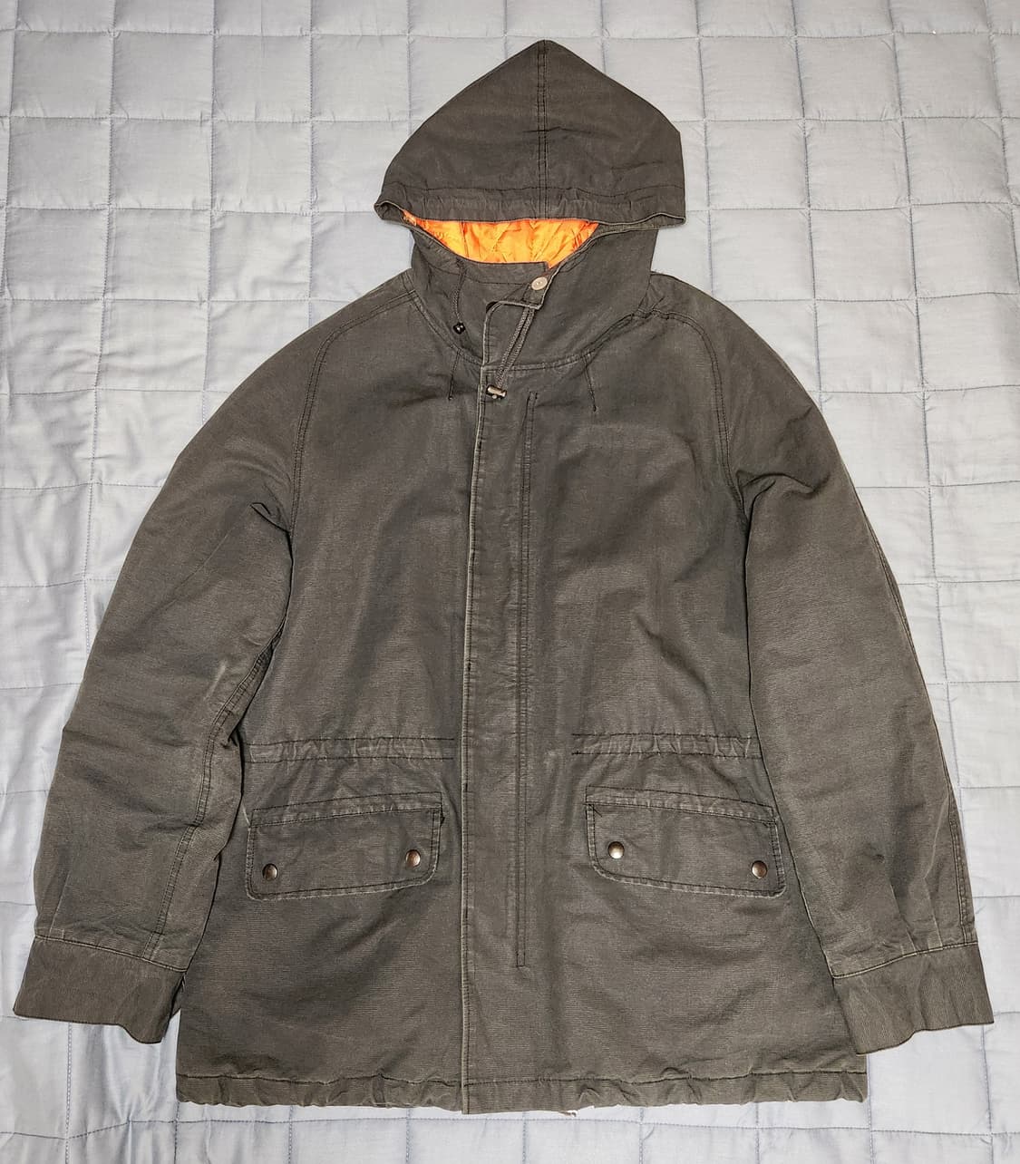 캔버스 코튼 후드 자켓 상품이미지1