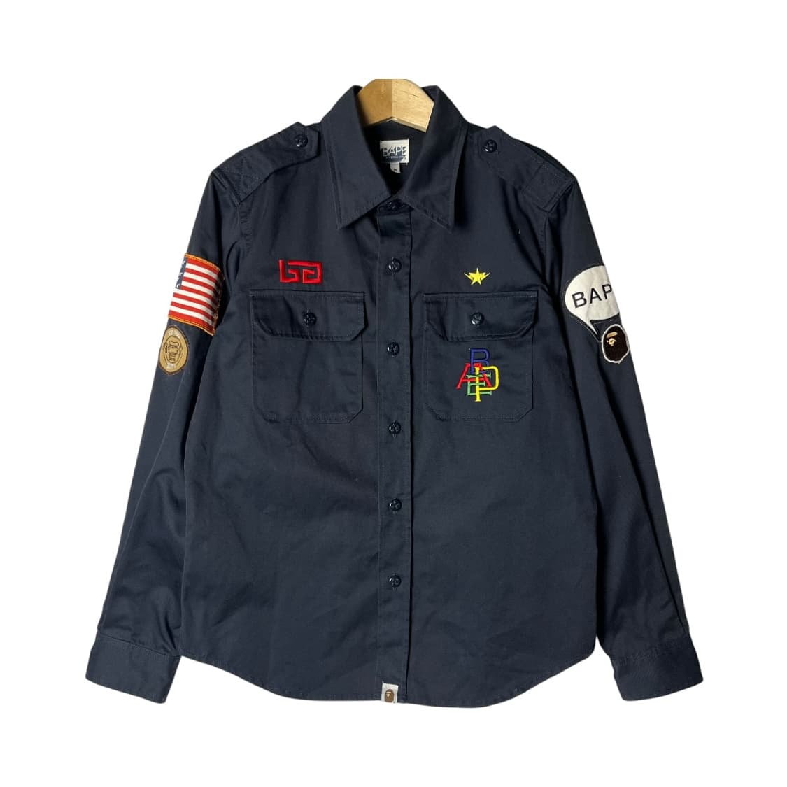 [Bape] 90's 베이프 A Bathing Ape 워크셔츠 상품이미지1