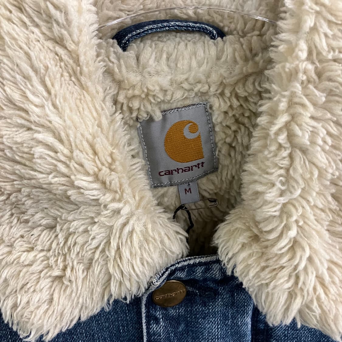 칼하트 윕 쉐르파 데님 피닉스 코트 M 상품이미지3