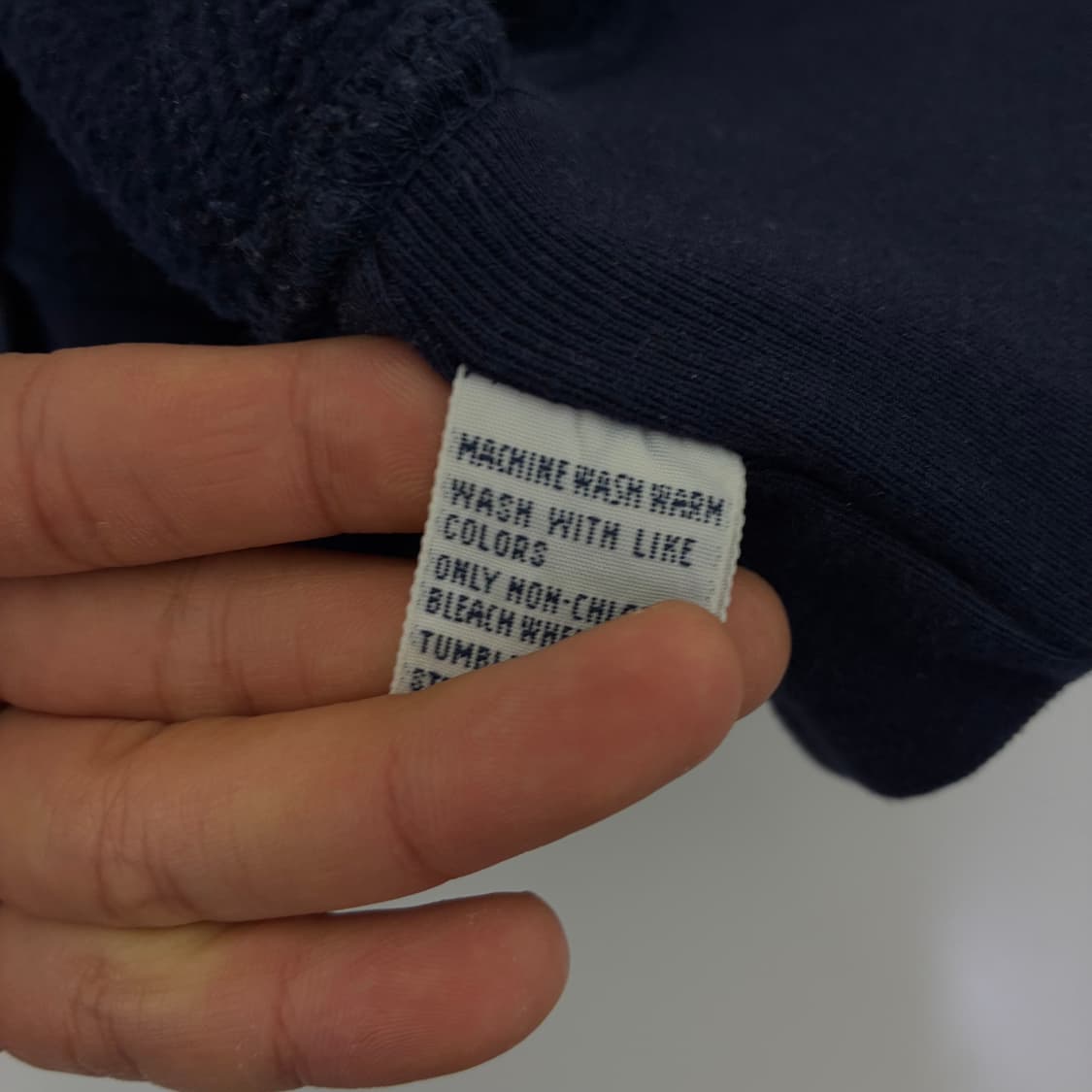 Polo 폴로 랄프로렌 네이비 코튼 라운드 맨투맨 상품이미지5