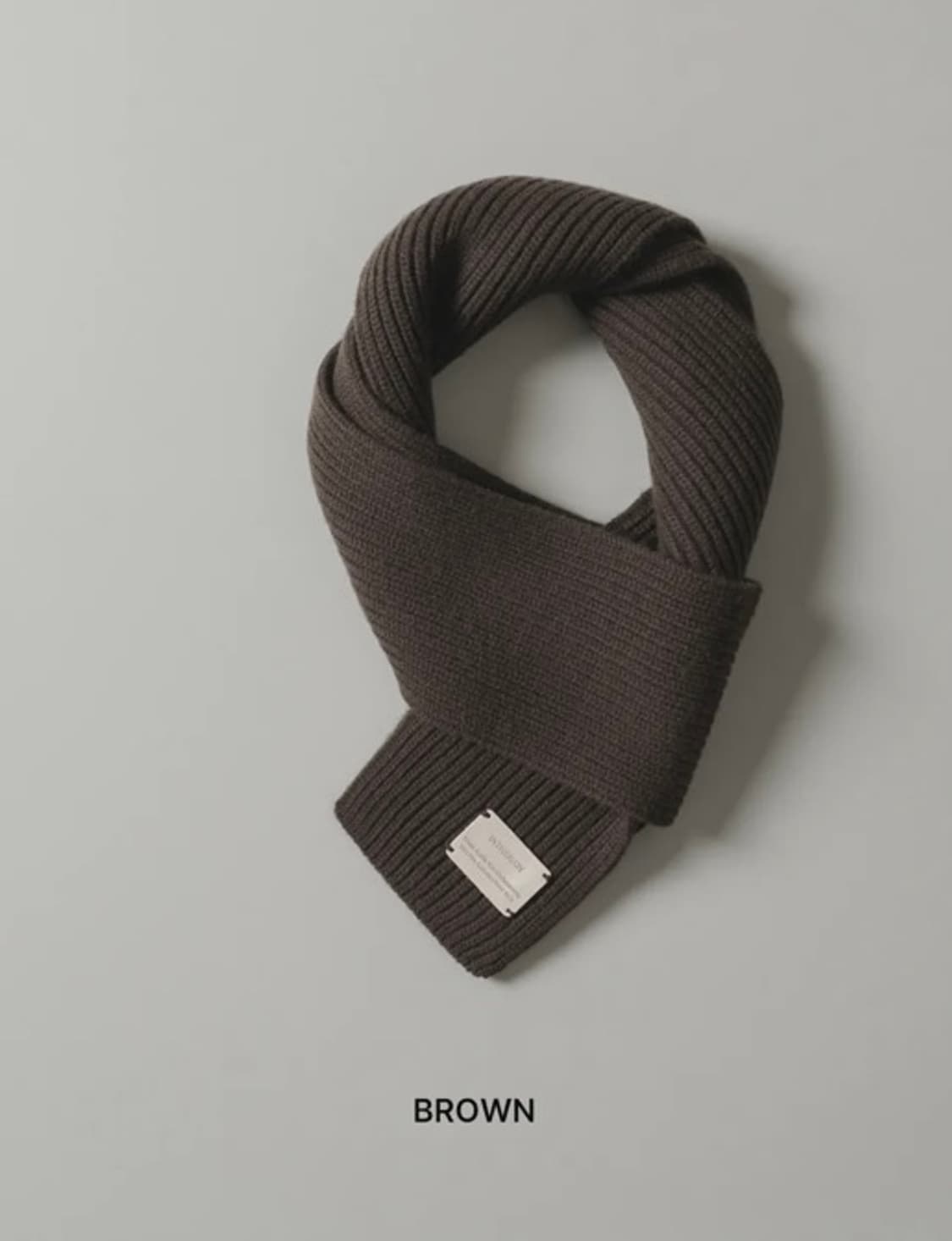 인더로우 머플러  Alain Wool Muffler (Brown) 상품이미지1