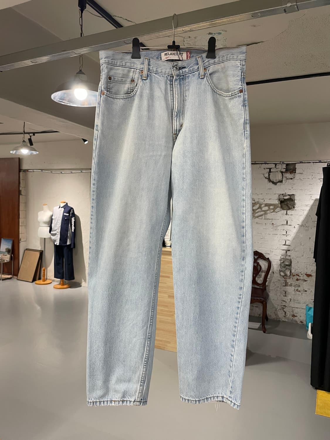 Levi's 550 연청 데님 팬츠  상품이미지5