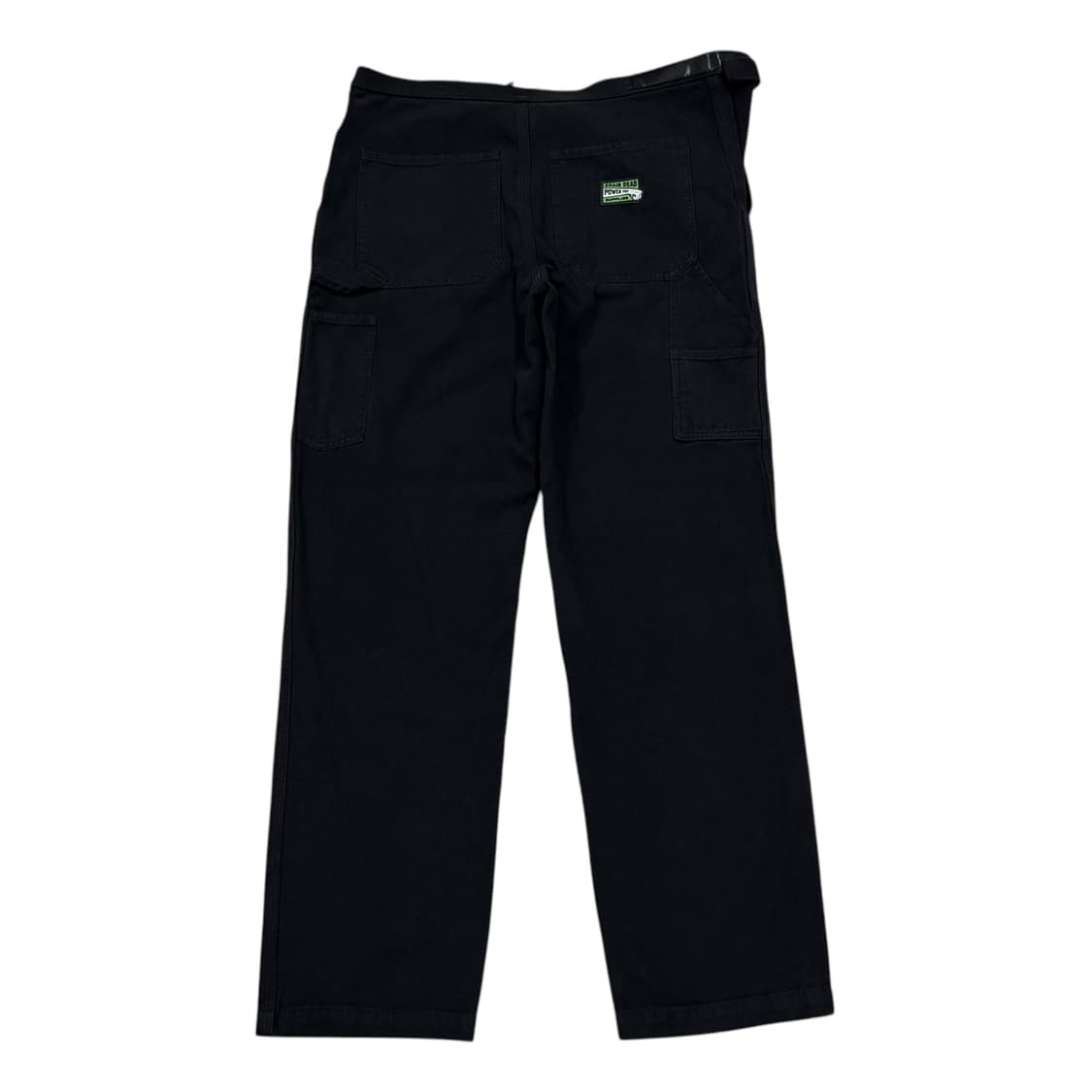 브레인데드 블랙 워시드 카펜터 트라우저 팬츠 바지 XL 상품이미지3