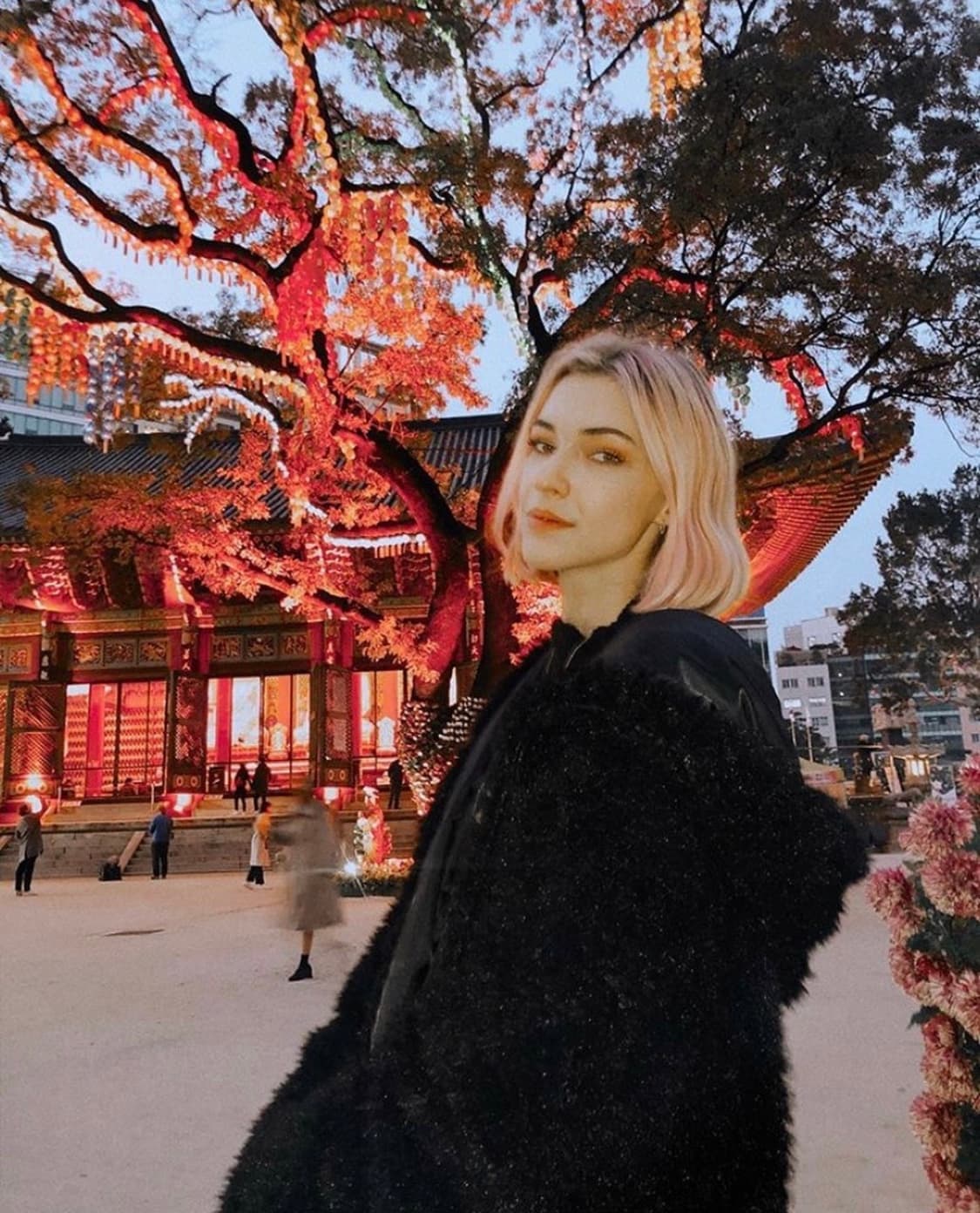 Enzo Blues FAUX FUR HOODED COAT 상품이미지6