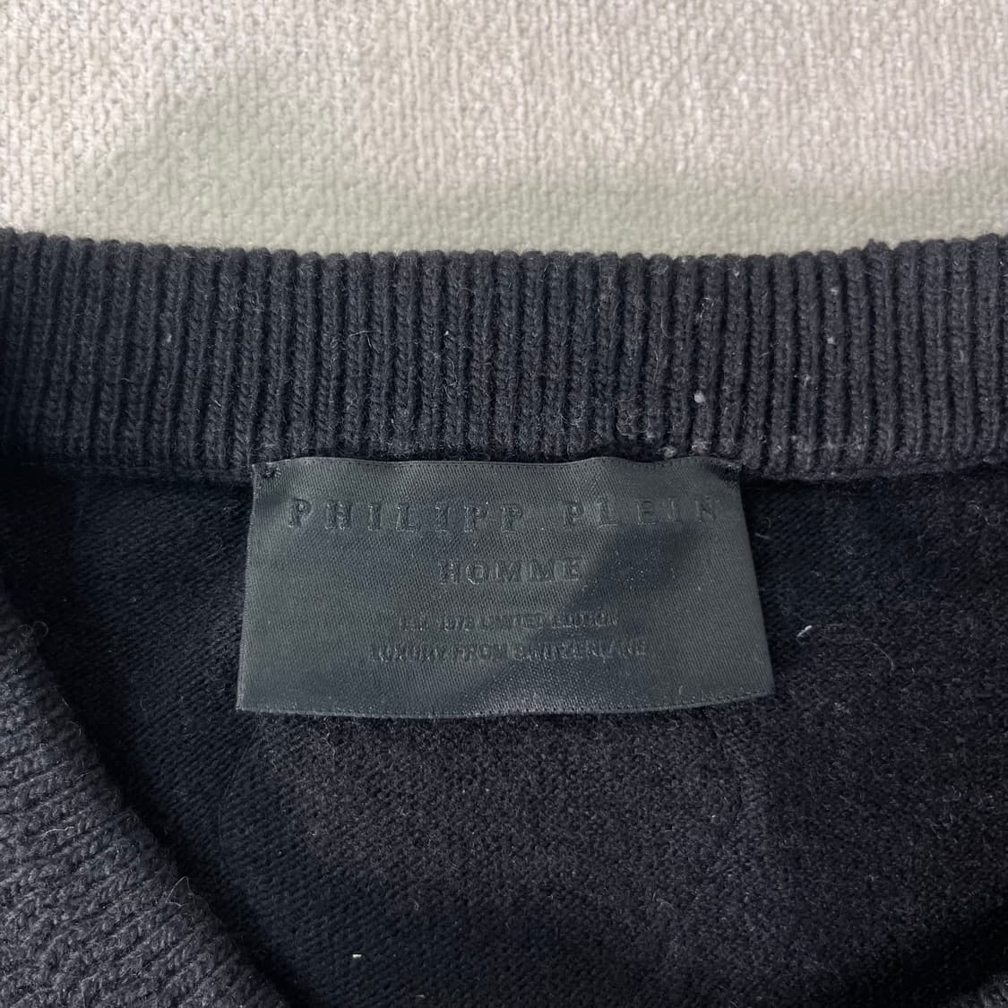 100 필립 플레인 갱스터 베어 패치 니트 상품이미지2