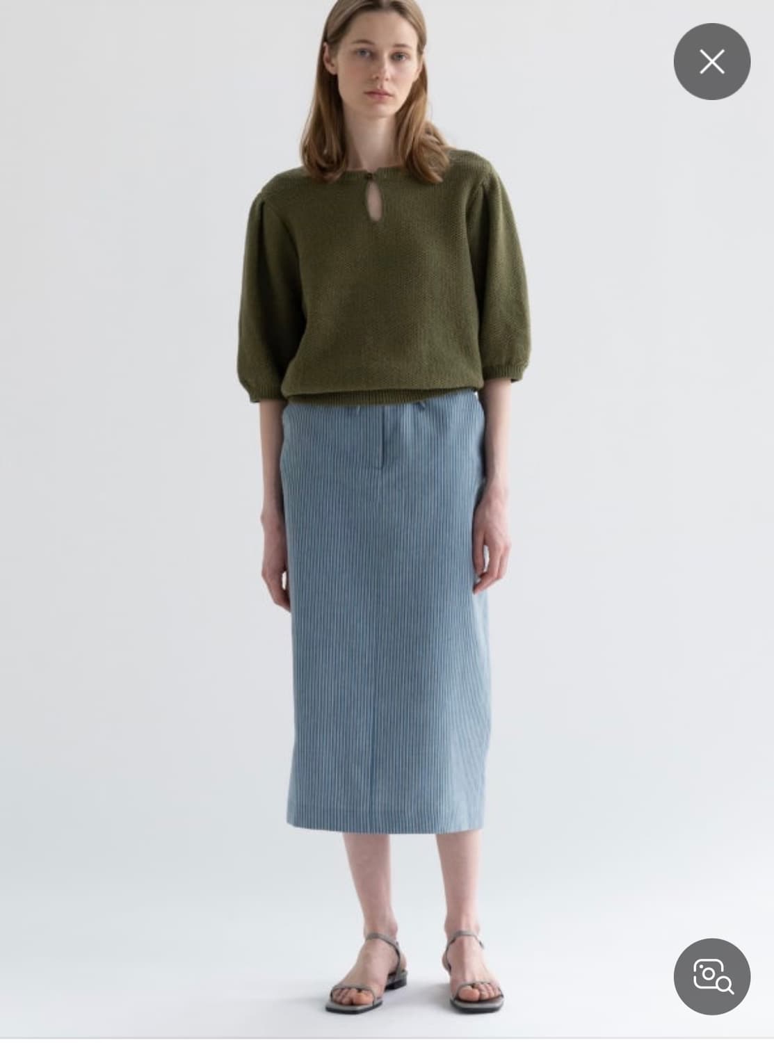 문달 Charites knit in navy 상품이미지6