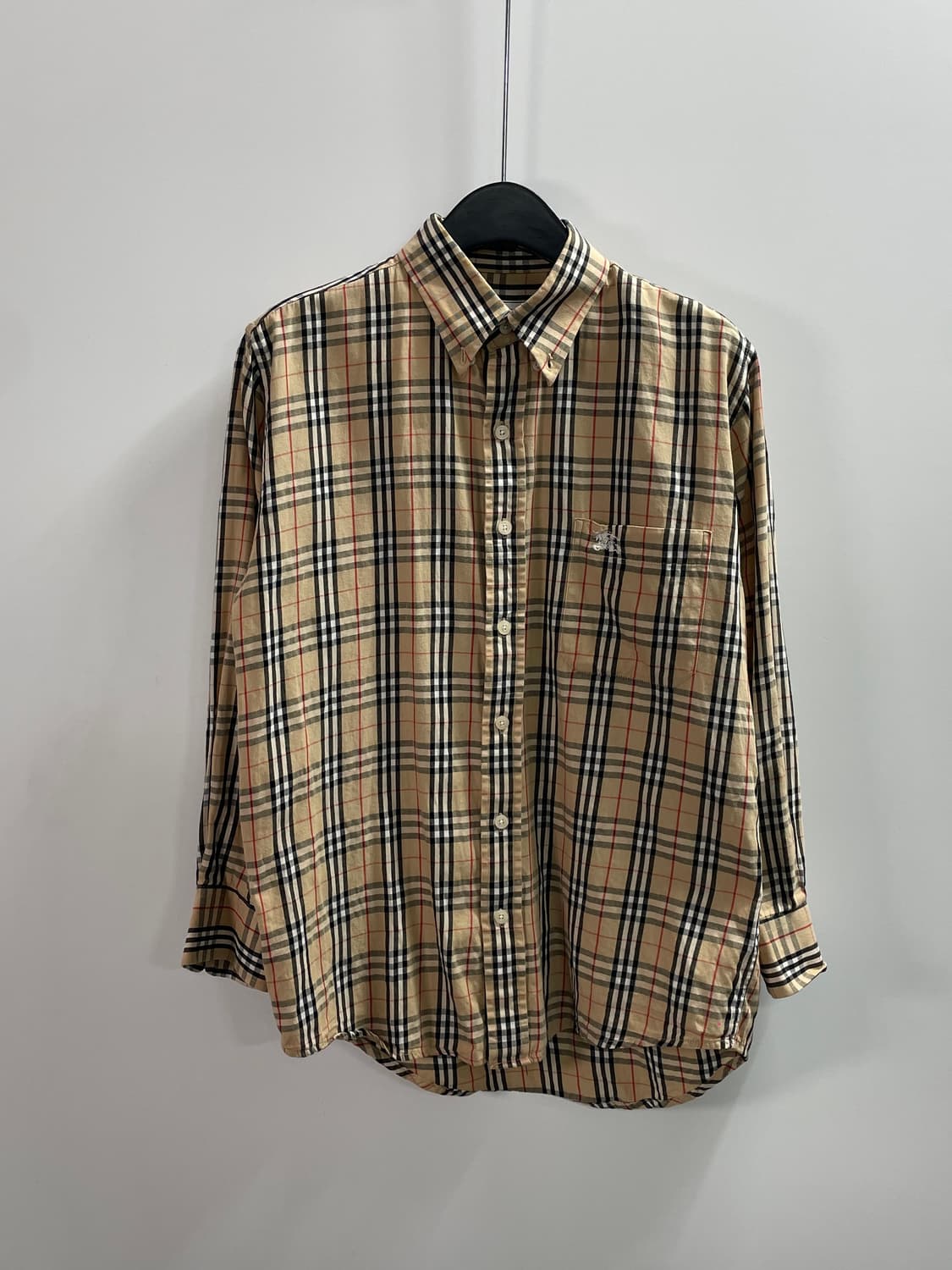 버버리 우먼스 노바체크 긴팔 셔츠 (on.635) 상품이미지1