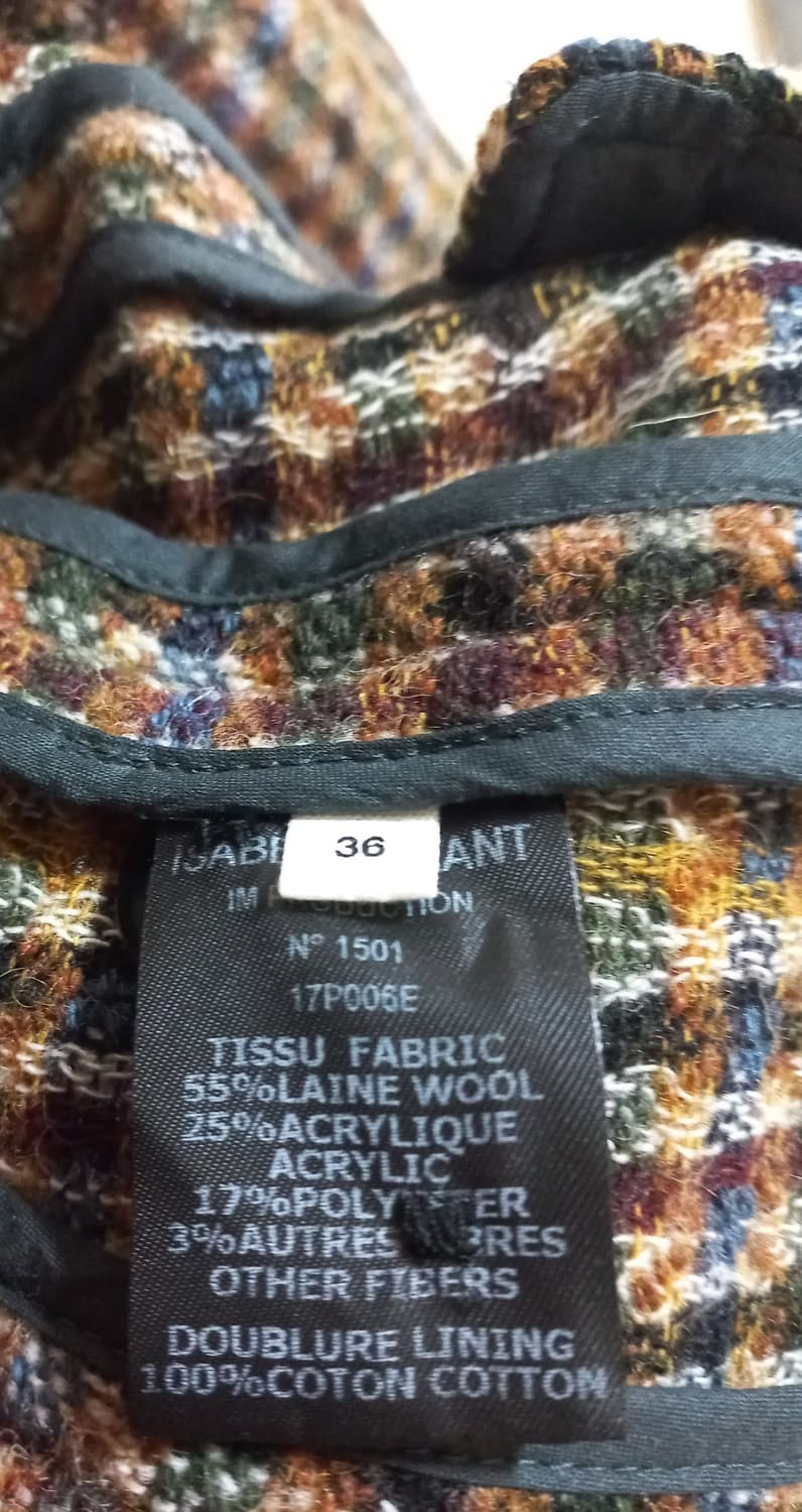 이자벨마랑 원버튼숏자켓  36size 상품이미지3