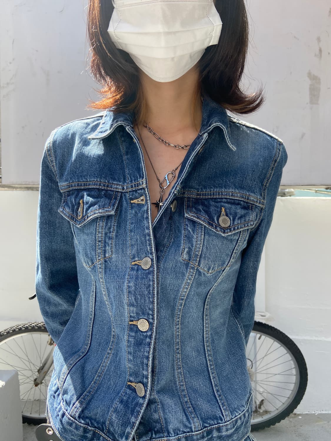 여성 빈티지 트러커 데님 자켓 상품이미지1