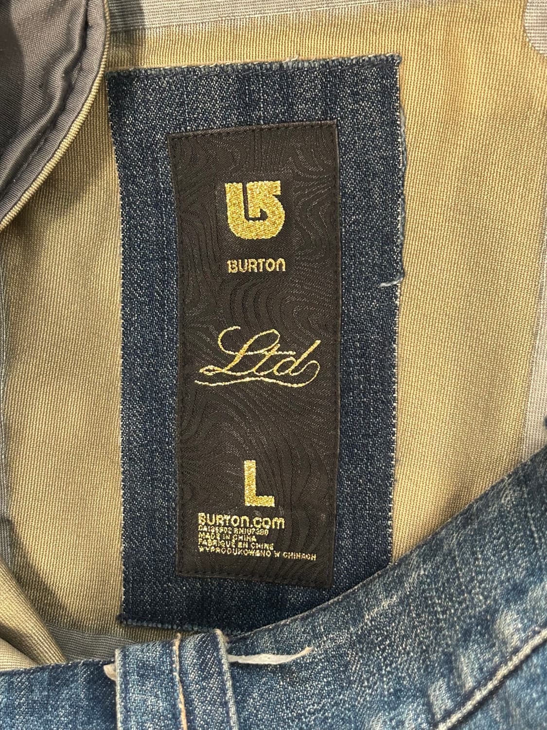 Burton Goretex limited 방수 데님 상품이미지6
