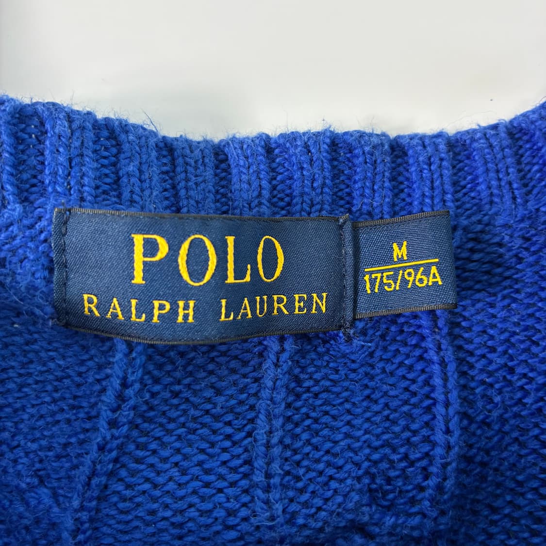 Polo 폴로 랄프로렌 딥 블루 케이블 라운드 니트 상품이미지4