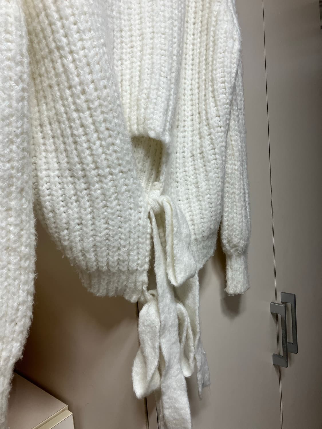 [코디세트]퍼조끼 세실맥비 리본 니트 퍼반바지 퍼숏츠 빈티지 데스라이즈 상품이미지4