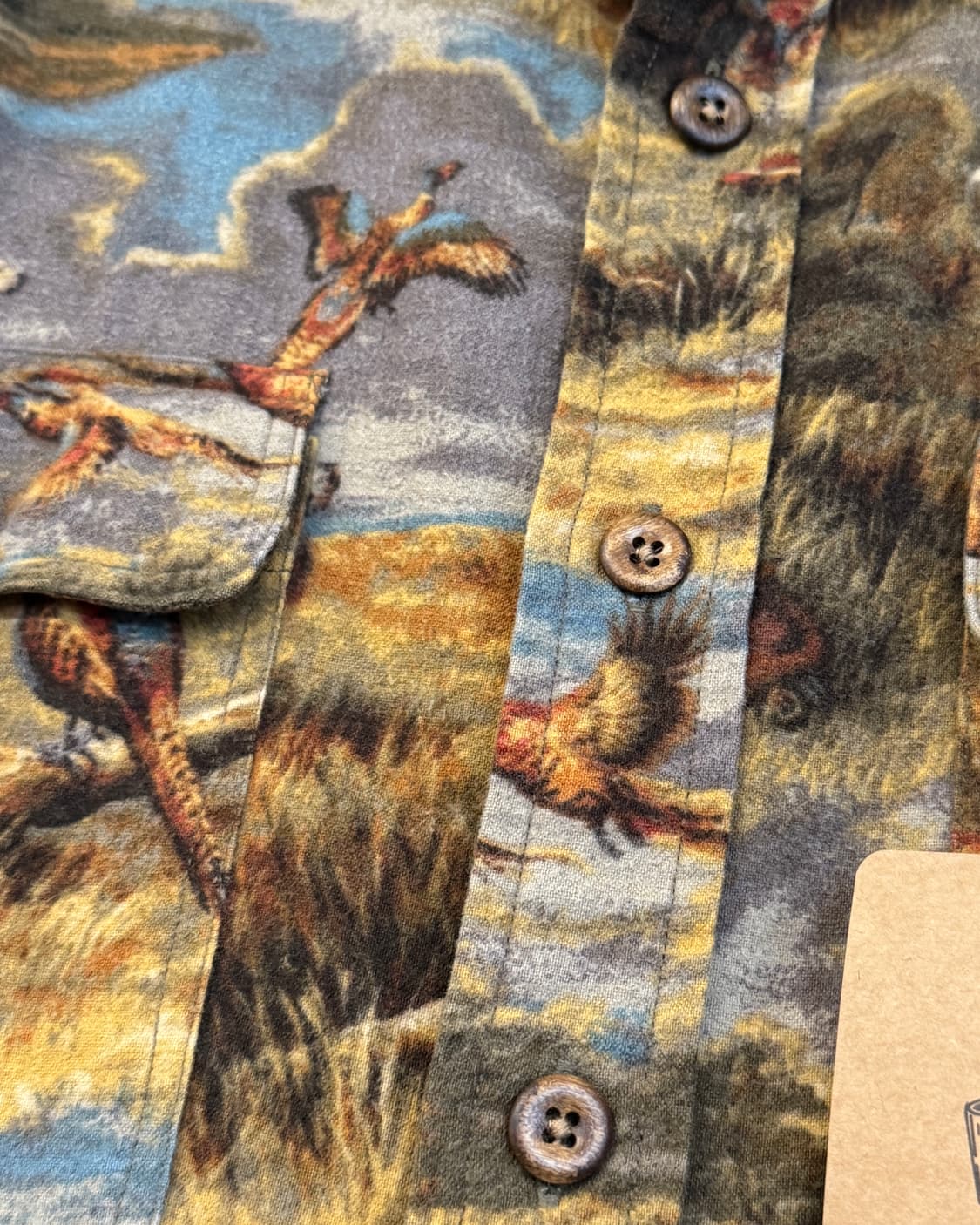 RRL 매트록 헌팅 패턴 워크 셔츠 상품이미지5