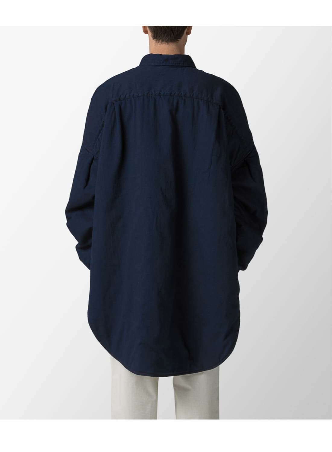 캐피탈 8온즈 데님 슬로피 셔츠 코트 상품이미지2