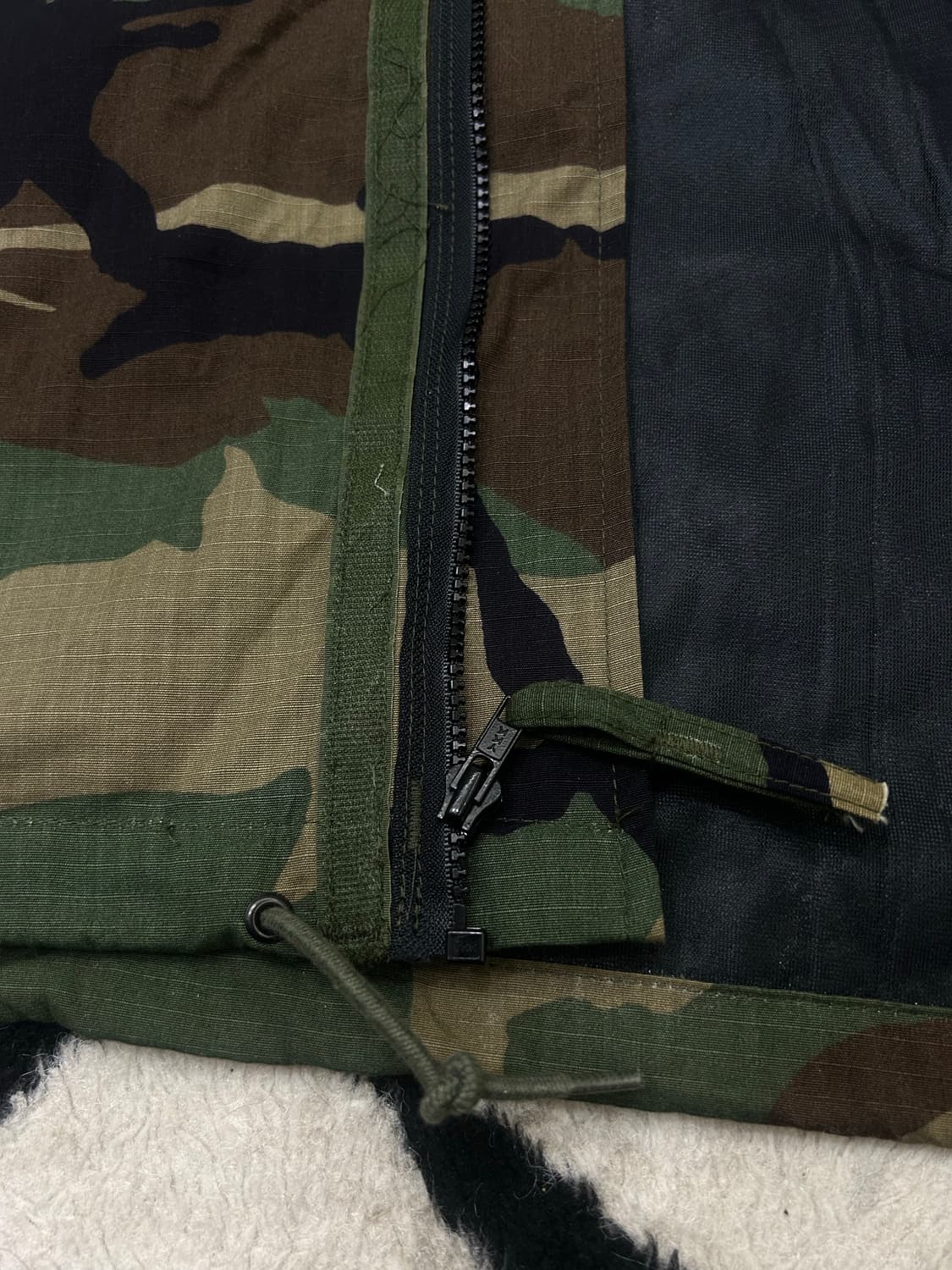 [실측XL]U.S Army 케미칼 립스탑 우드랜드 후드자켓 상품이미지6