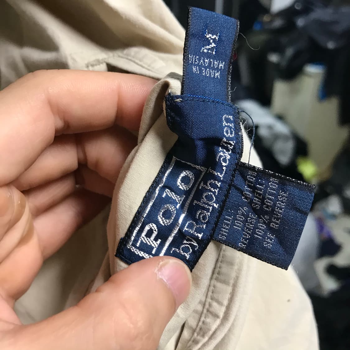 폴로 랄프로렌 면 후디 자켓 (단면 가격 으로 올려요 주름 펴서 출고 됩 상품이미지6