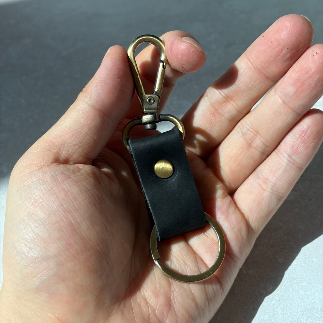 Oribell 베지터블 소가죽 멀티 유틸리티 키링 열쇠고리 상품이미지3