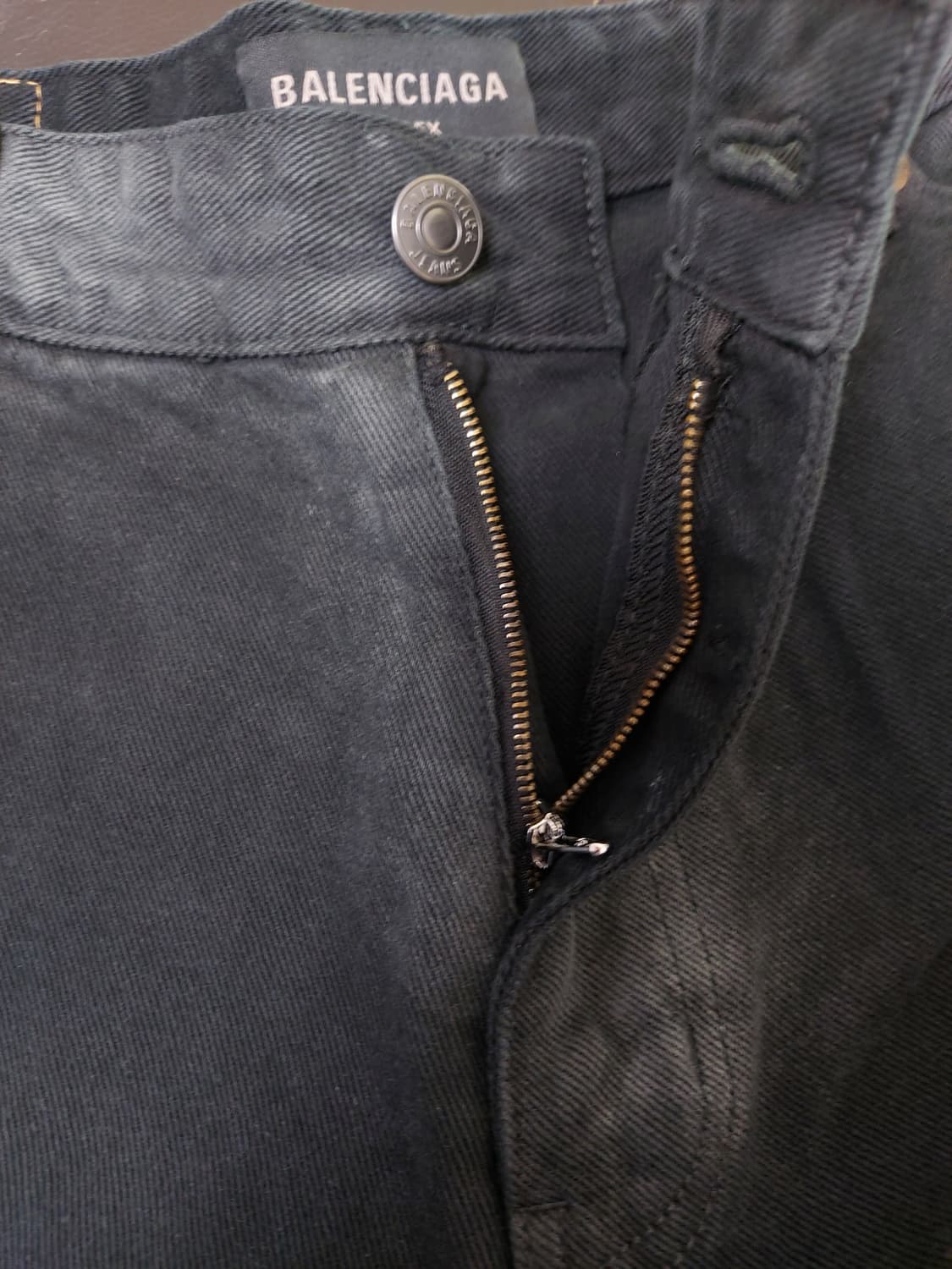 발렌시아가 카고 팬츠 페이드 블랙 (M)30~31 상품이미지9