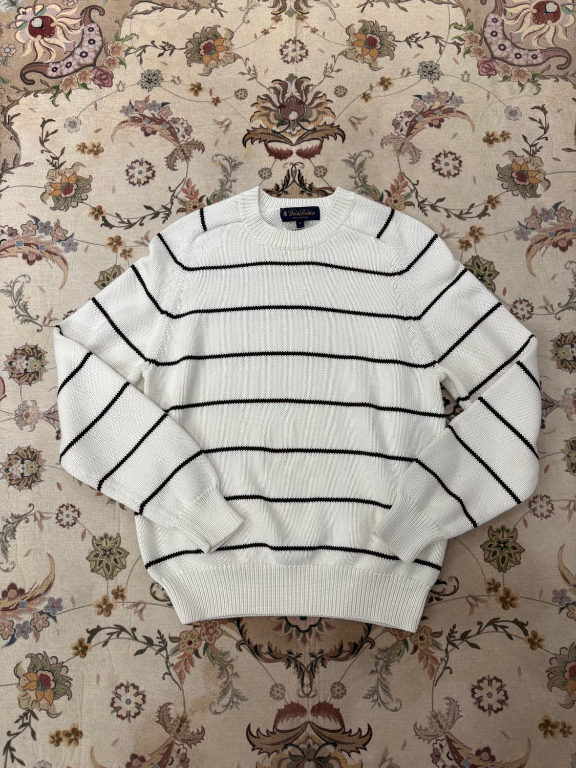 브룩스브라더스 스트라이프 코튼니트 상품이미지1