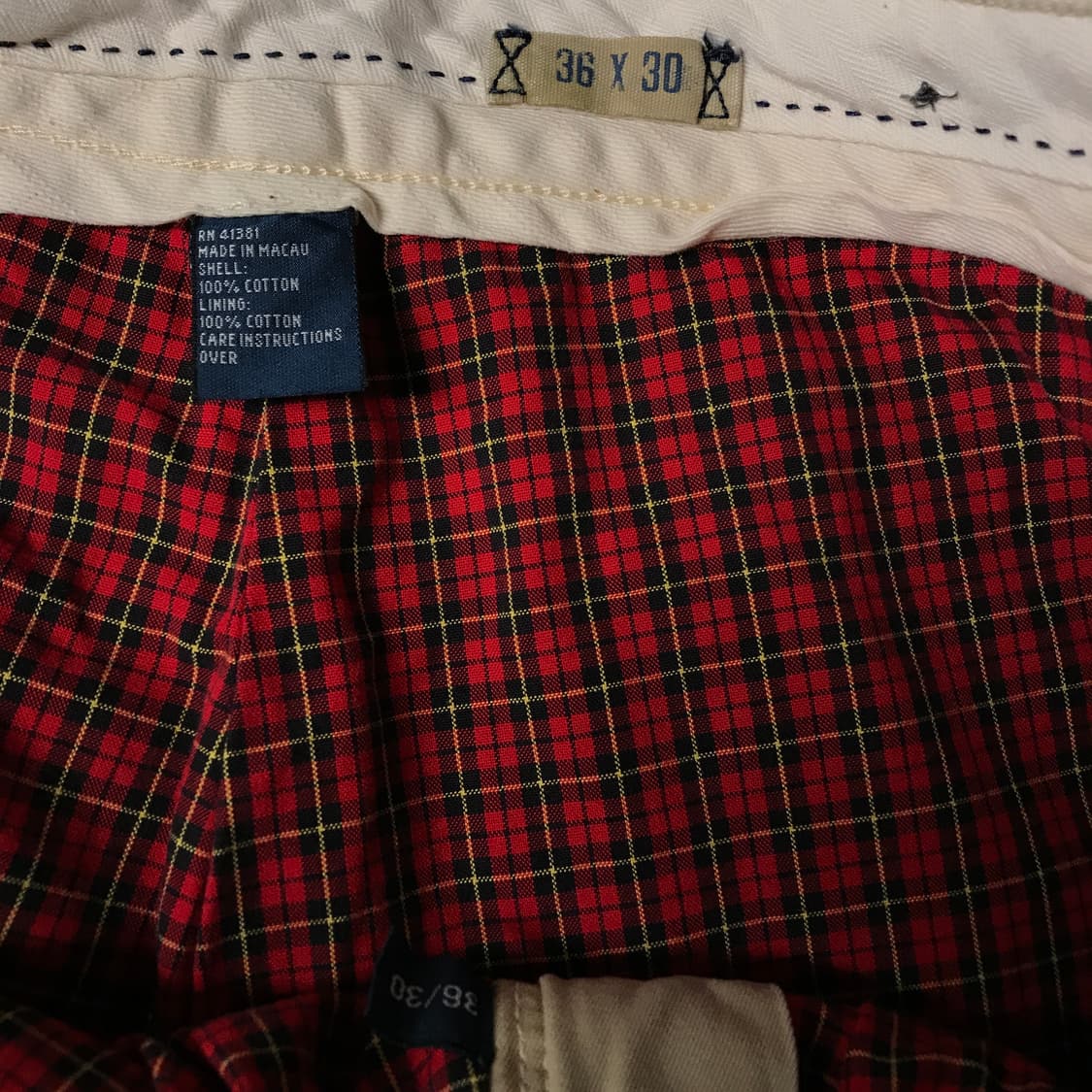 폴로 랄프로렌 코튼 팬츠 베이지 36/30 상품이미지6