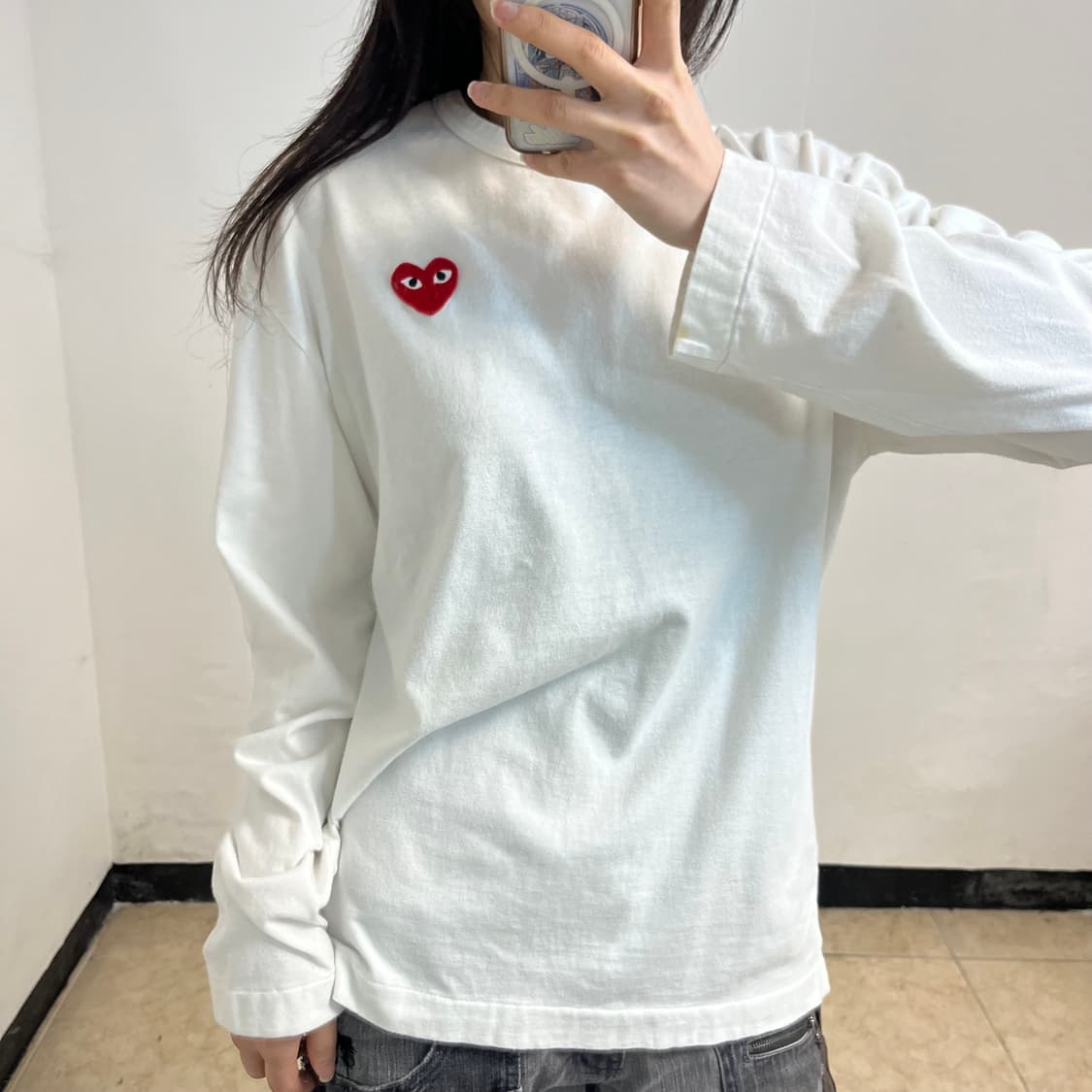 Comme des Garçons logo long sleeve 상품이미지6