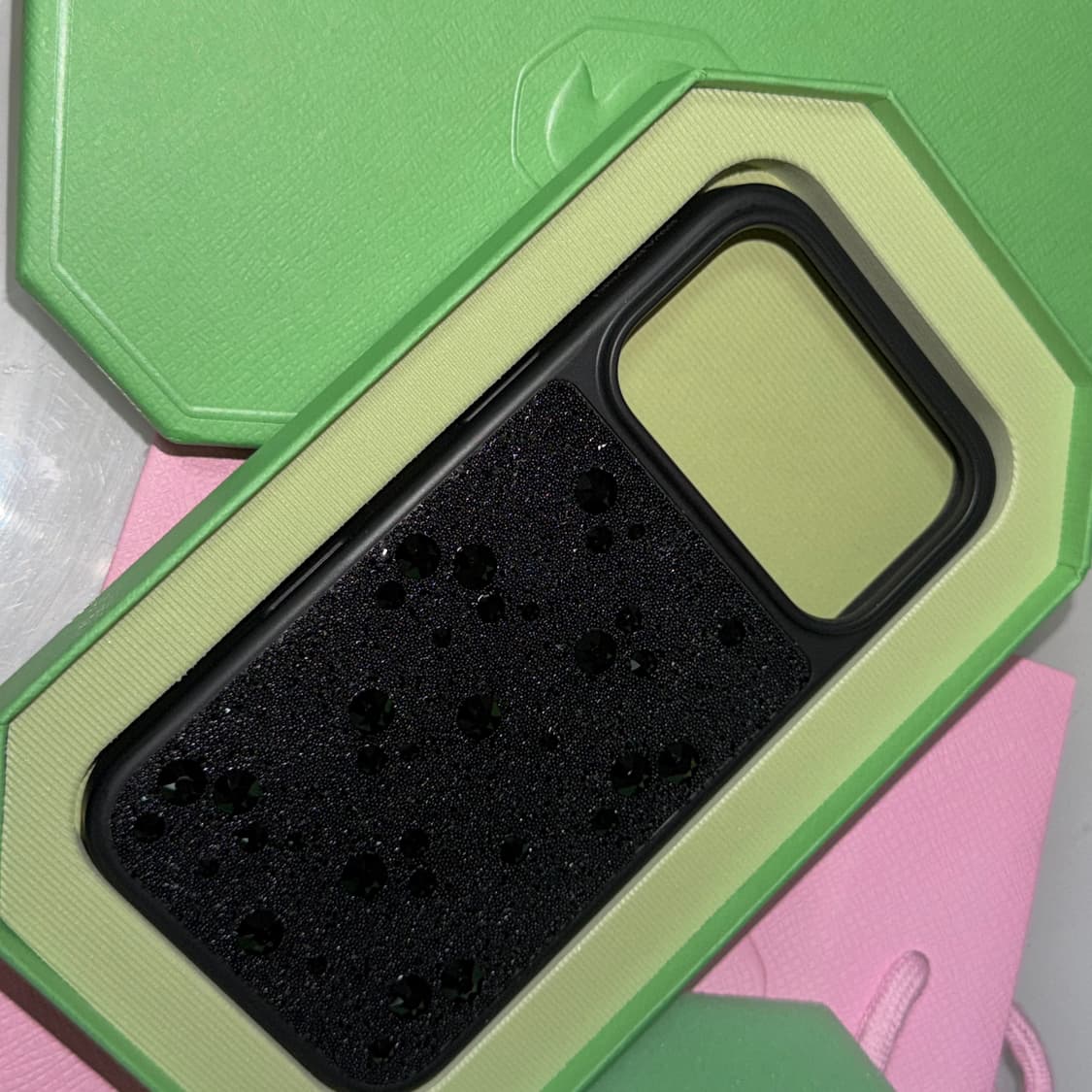 스와로브스키 아이폰 17pro 플랫백 폰케이스 상품이미지6