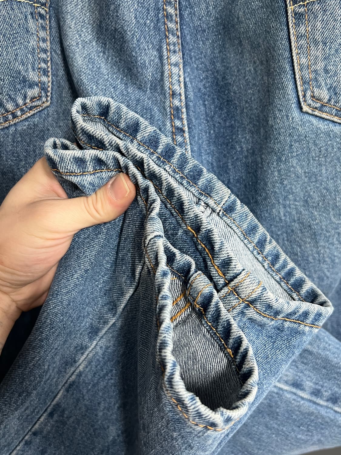 Levis 리바이스 505 와이드핏 데님 팬츠 상품이미지4
