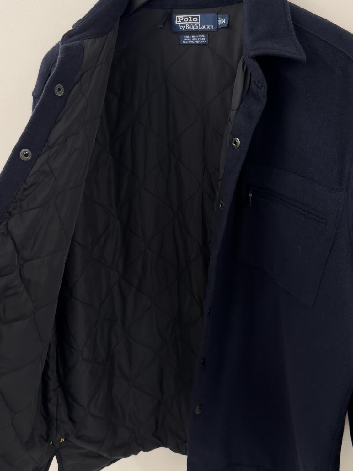 폴로 랄프로렌 울 퀼팅 셔츠 상품이미지5