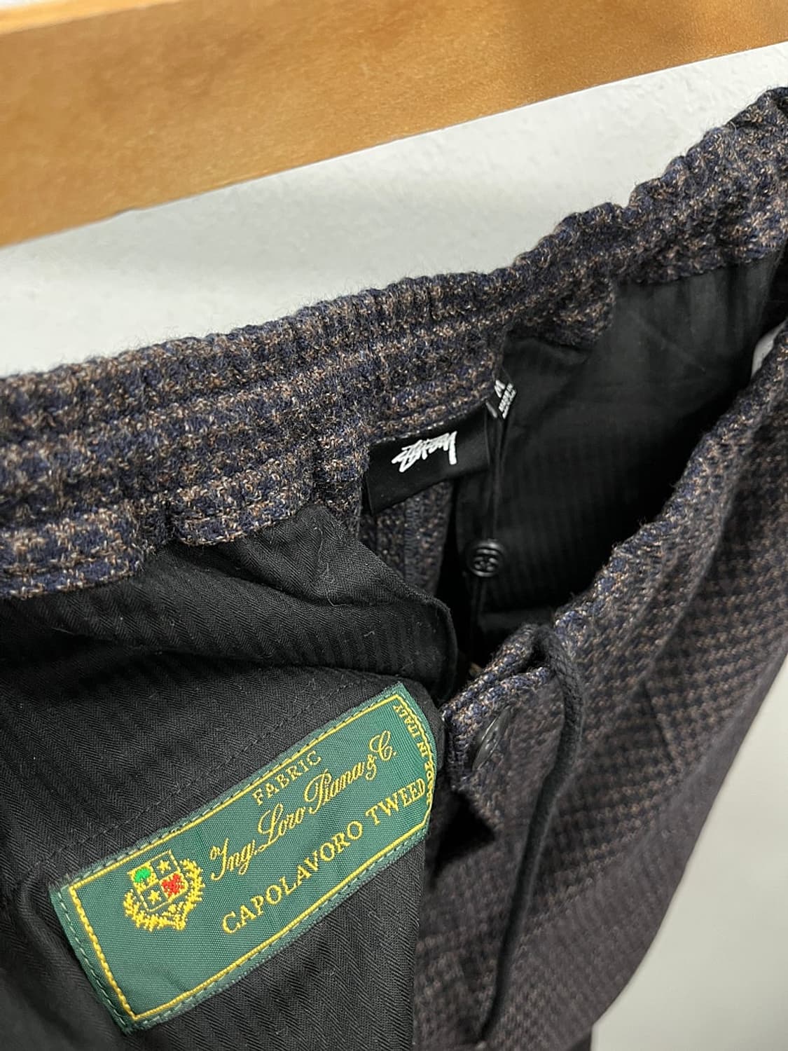 30-32)  스투시 x 로로피아나 밴딩 울슬랙스  상품이미지10