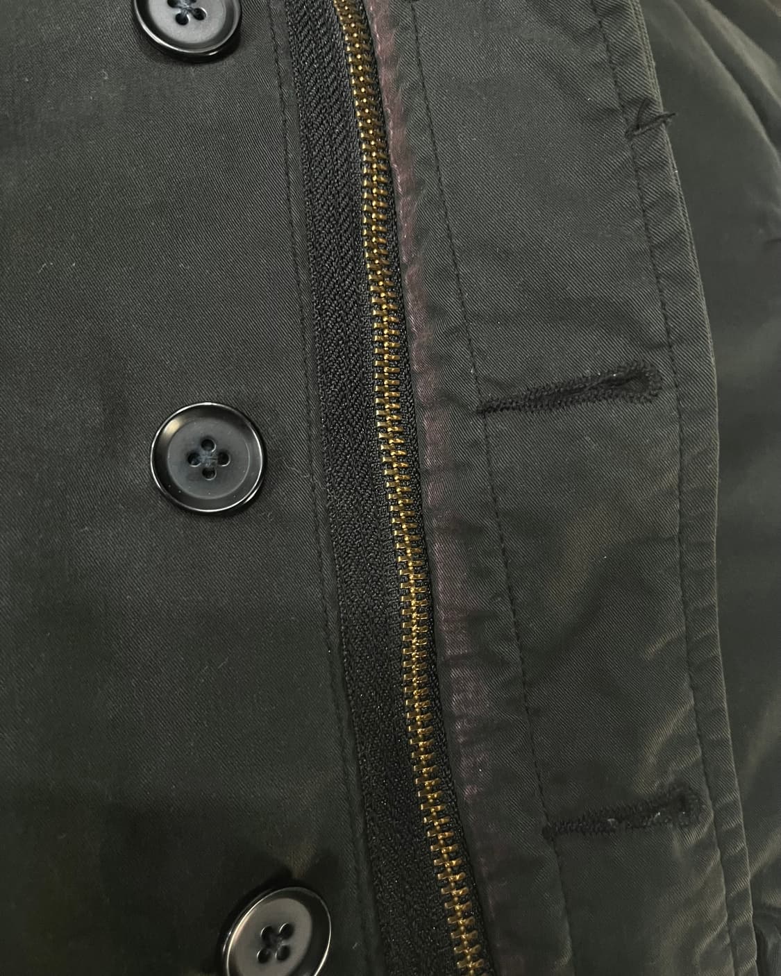 90s Hysteric Glamour military moz coat 상품이미지10